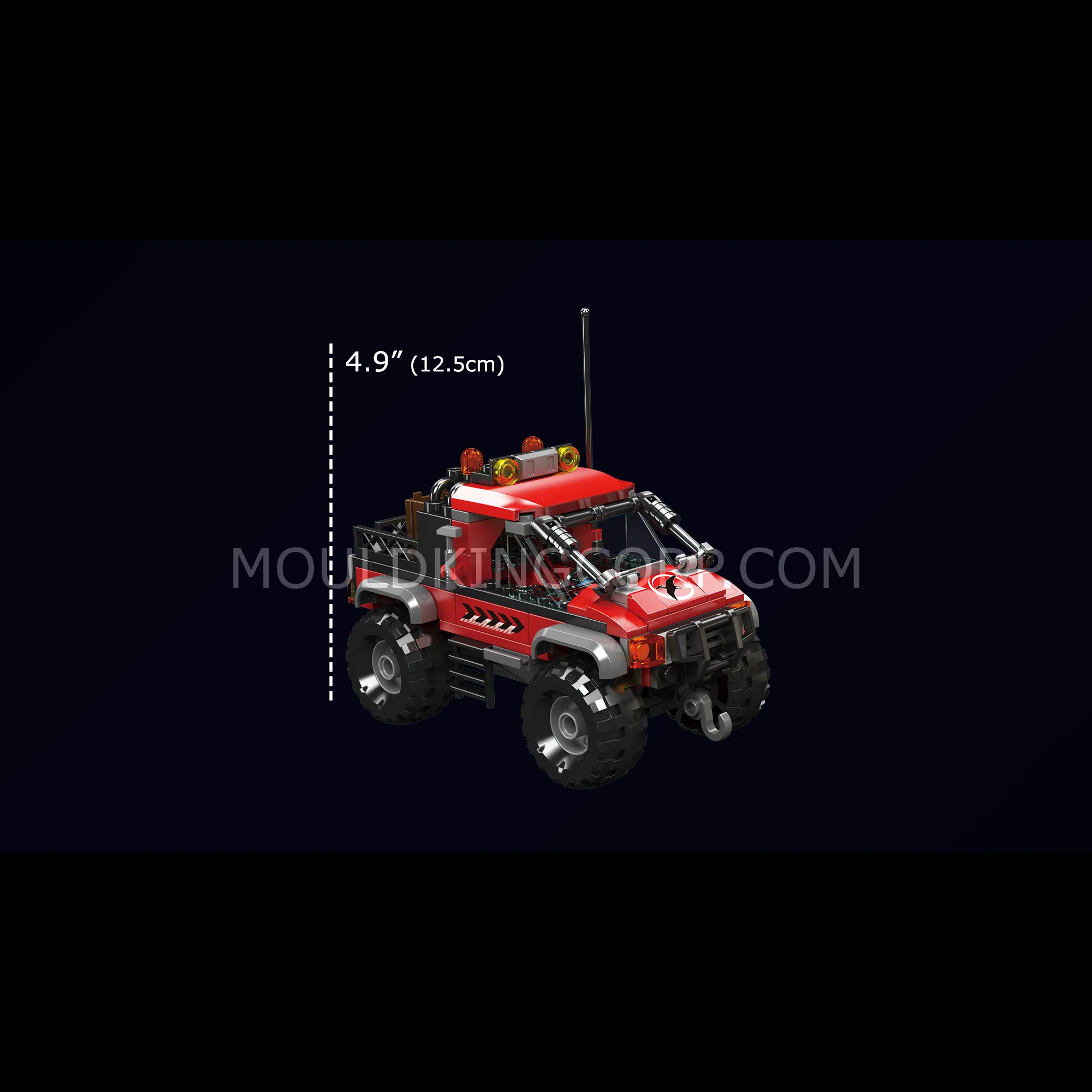 Mould King 29004 Ankylosaurus Helicopter & Off-Road Camp Dino Egg Building Set | 403 Pcs - Image 5