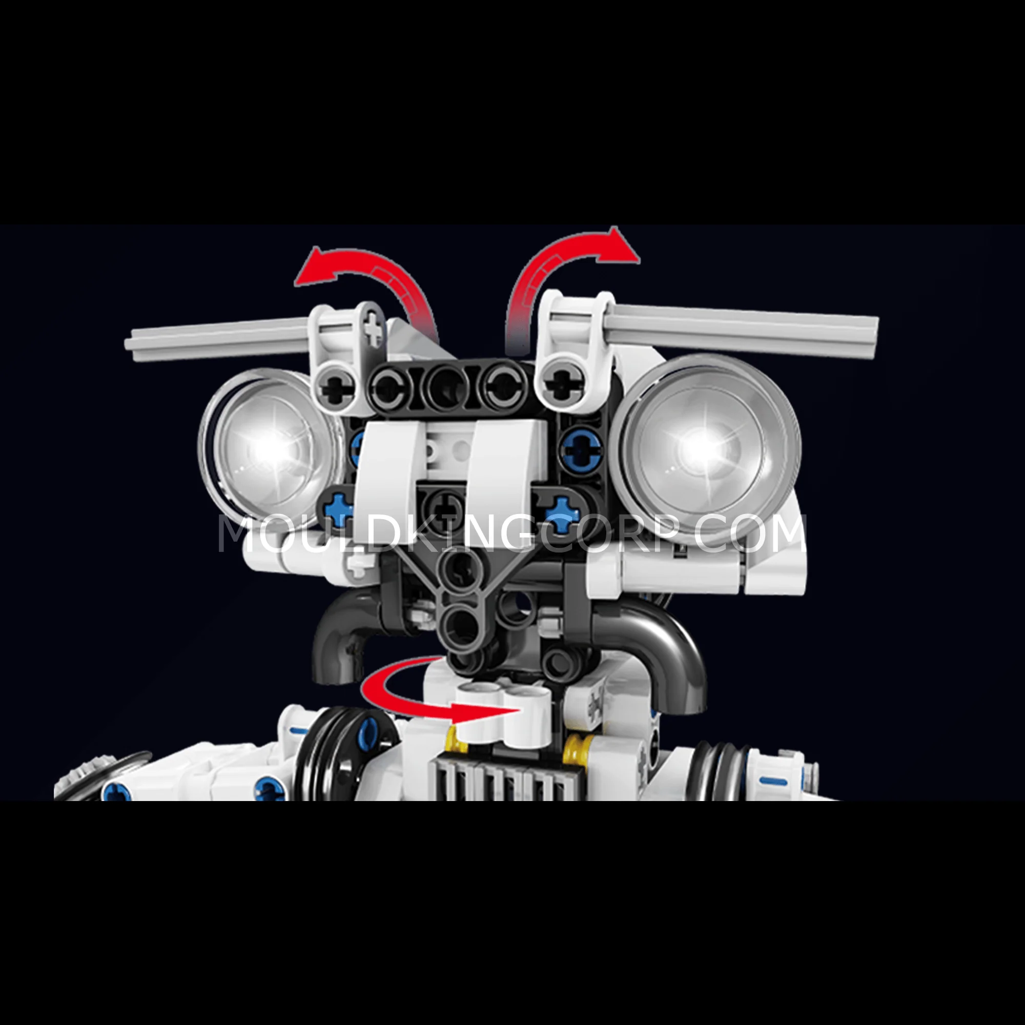 Mould King 15046 The STEM 3-in-1 RC Variety Robot Building Set | 606 PCS - Image 3