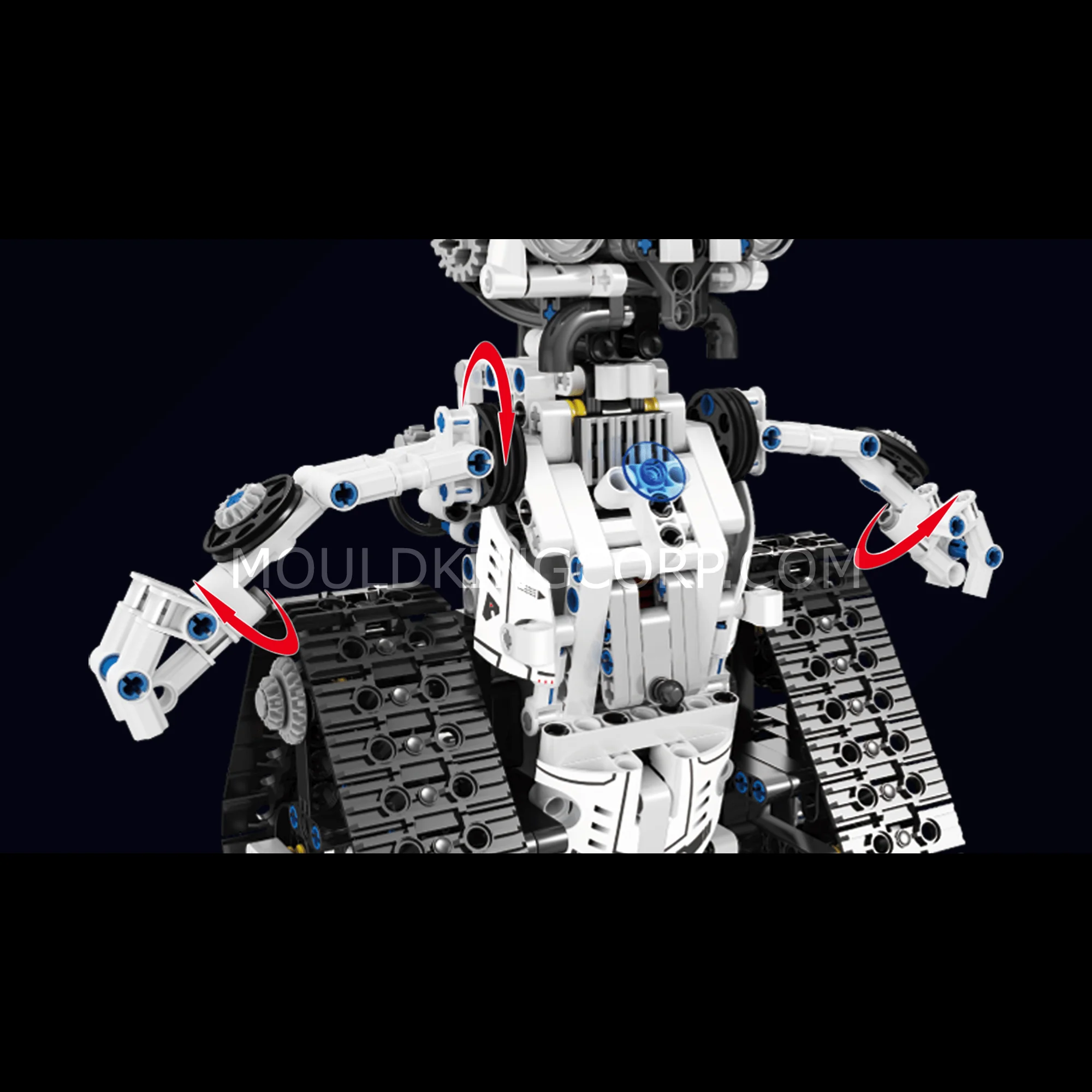 Mould King 15046 The STEM 3-in-1 RC Variety Robot Building Set | 606 PCS - Image 4