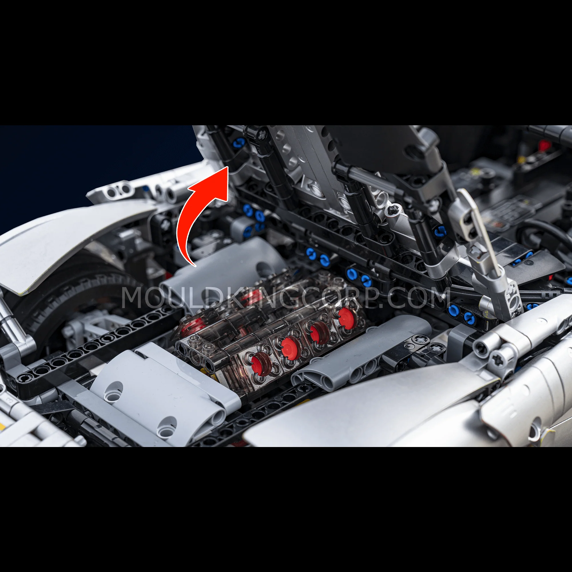 Mould King 13126 AMG GT Remote Controlled Sports Car | 2,872 PCS - Image 2