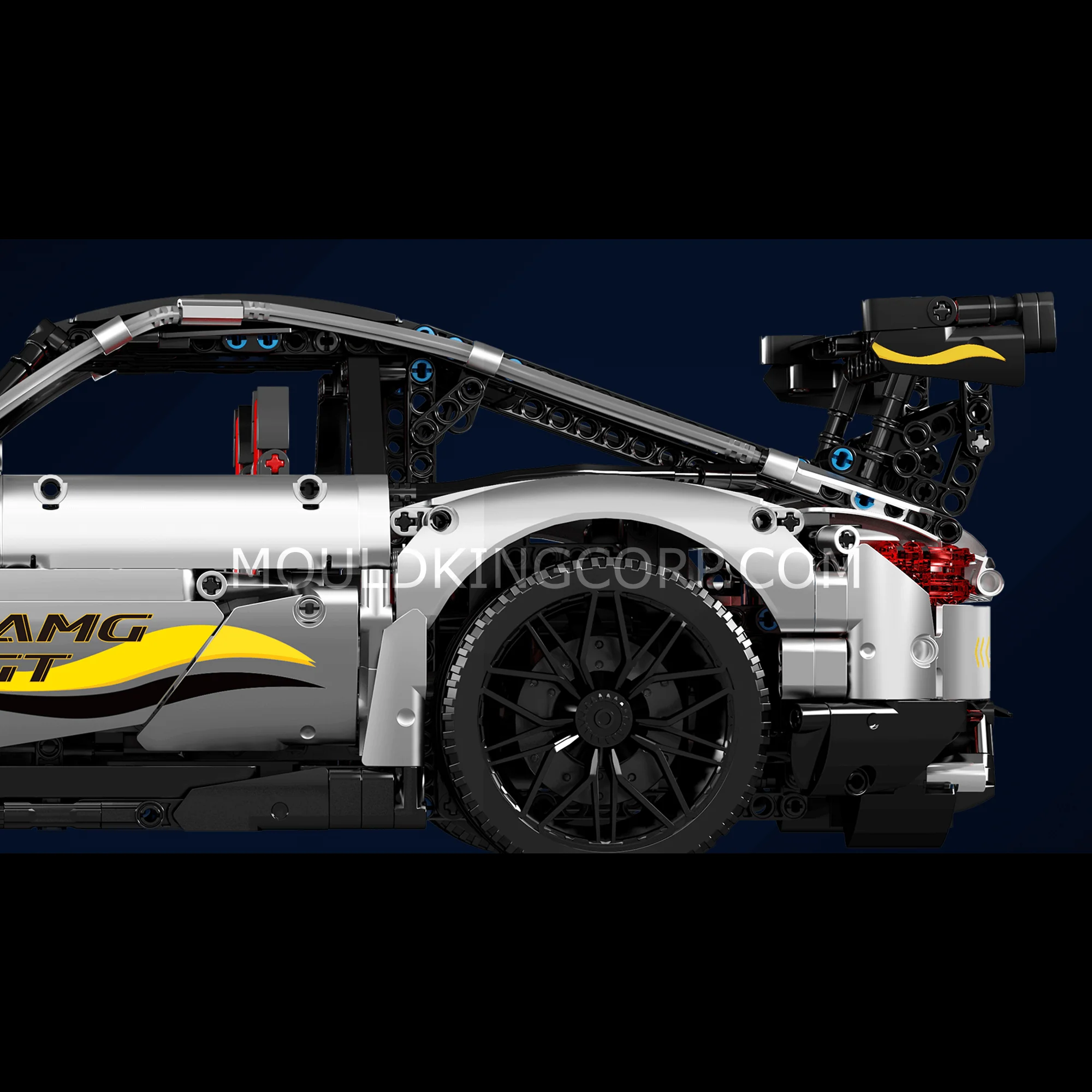 Mould King 13126 AMG GT Remote Controlled Sports Car | 2,872 PCS - Image 5
