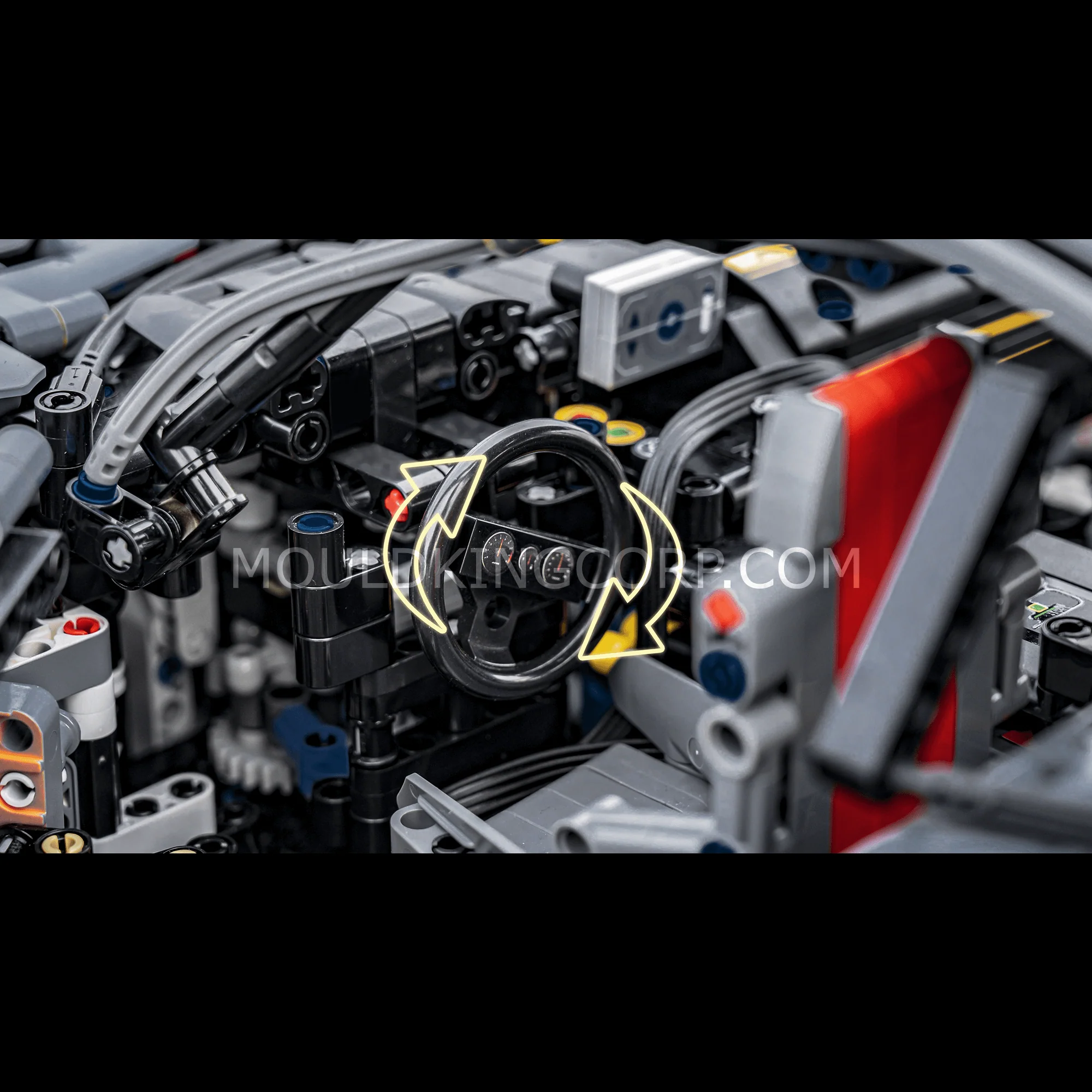 Mould King 13123 AMG GT Shadow Sports Car Remote Controlled Building Set | 2,872 PCS - Image 3
