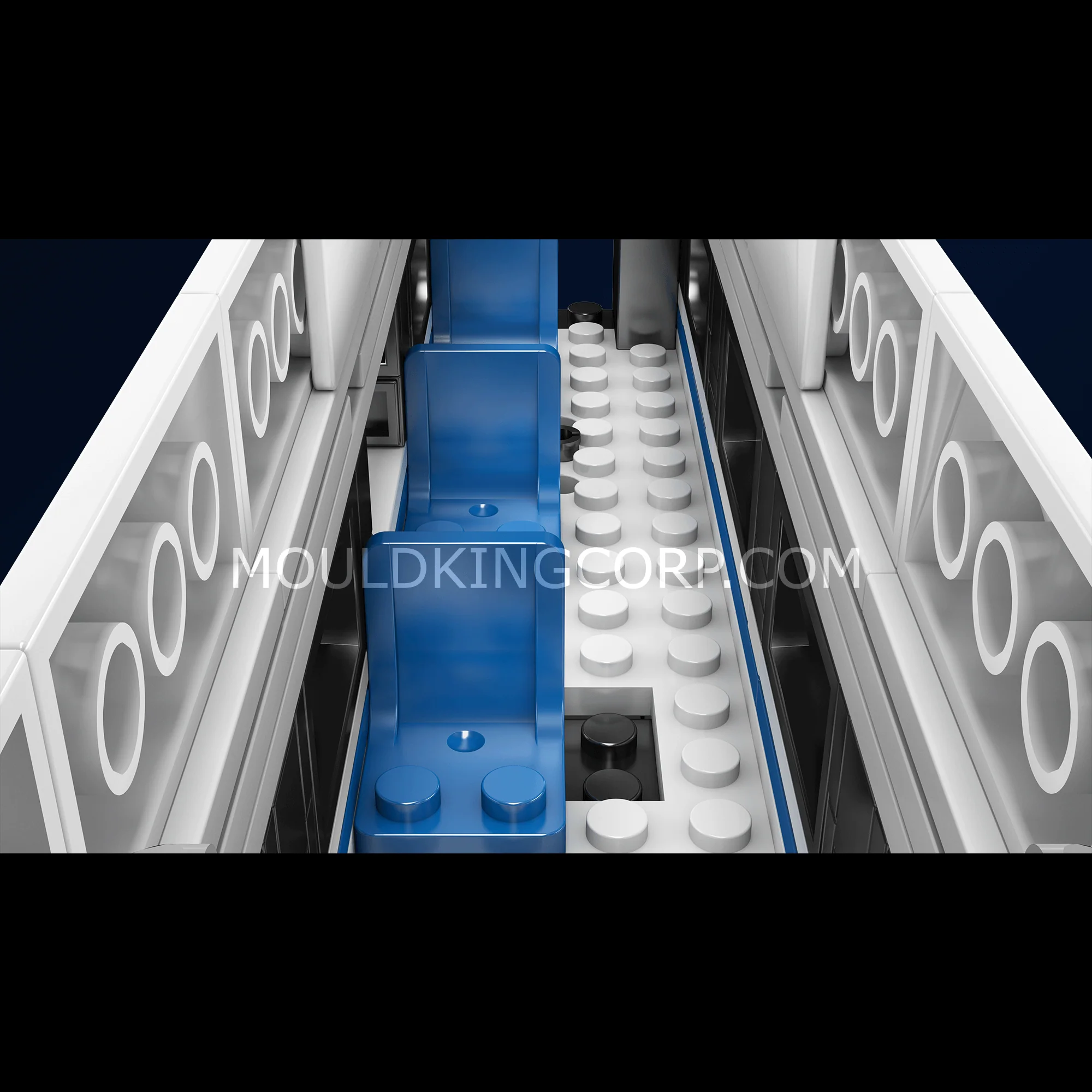 Mould King 12021 CRH380A High Speed Train Building Kit | 1,211 PCS - Image 3