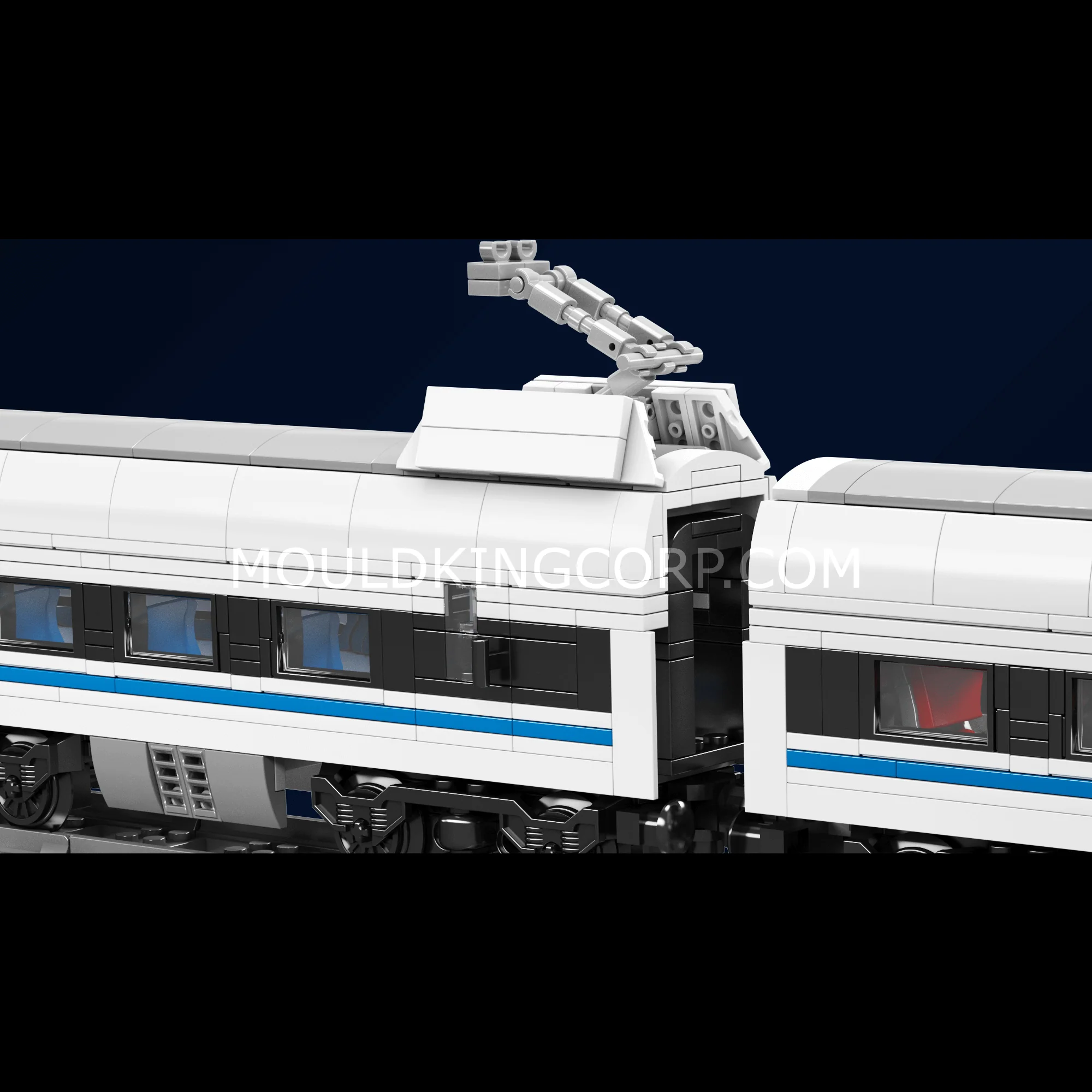 Mould King 12021 CRH380A High Speed Train Building Kit | 1,211 PCS - Image 4