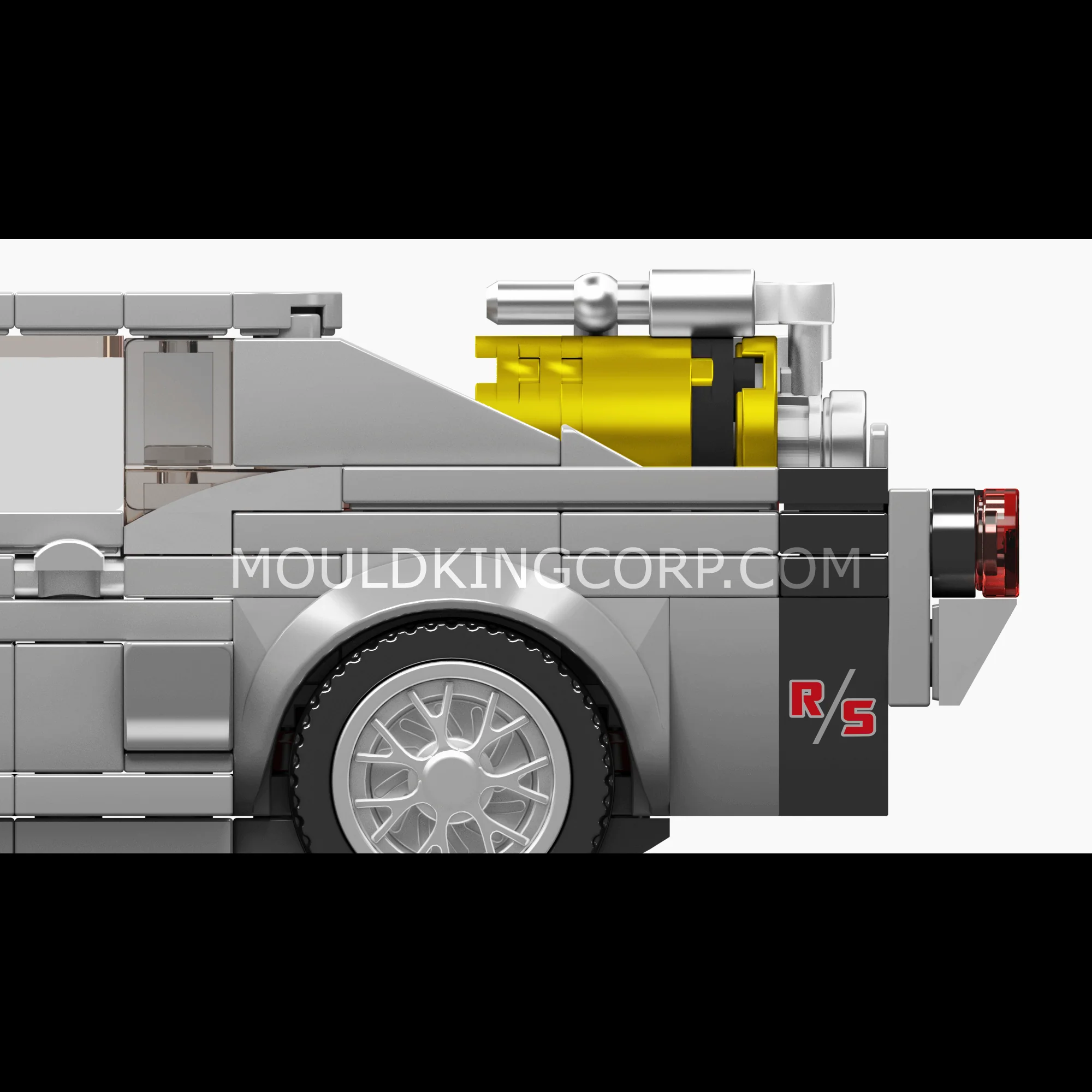 MOULD KING 27035 Charger Muscle Car Model Building Set | 355 PCS - Image 3