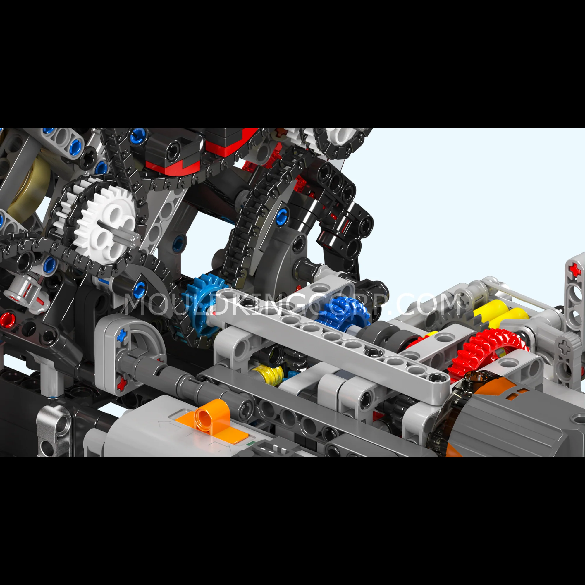 Mould King 10130 F488 Motorised V8 Engine Building Set | 2,718 Pcs - Image 4