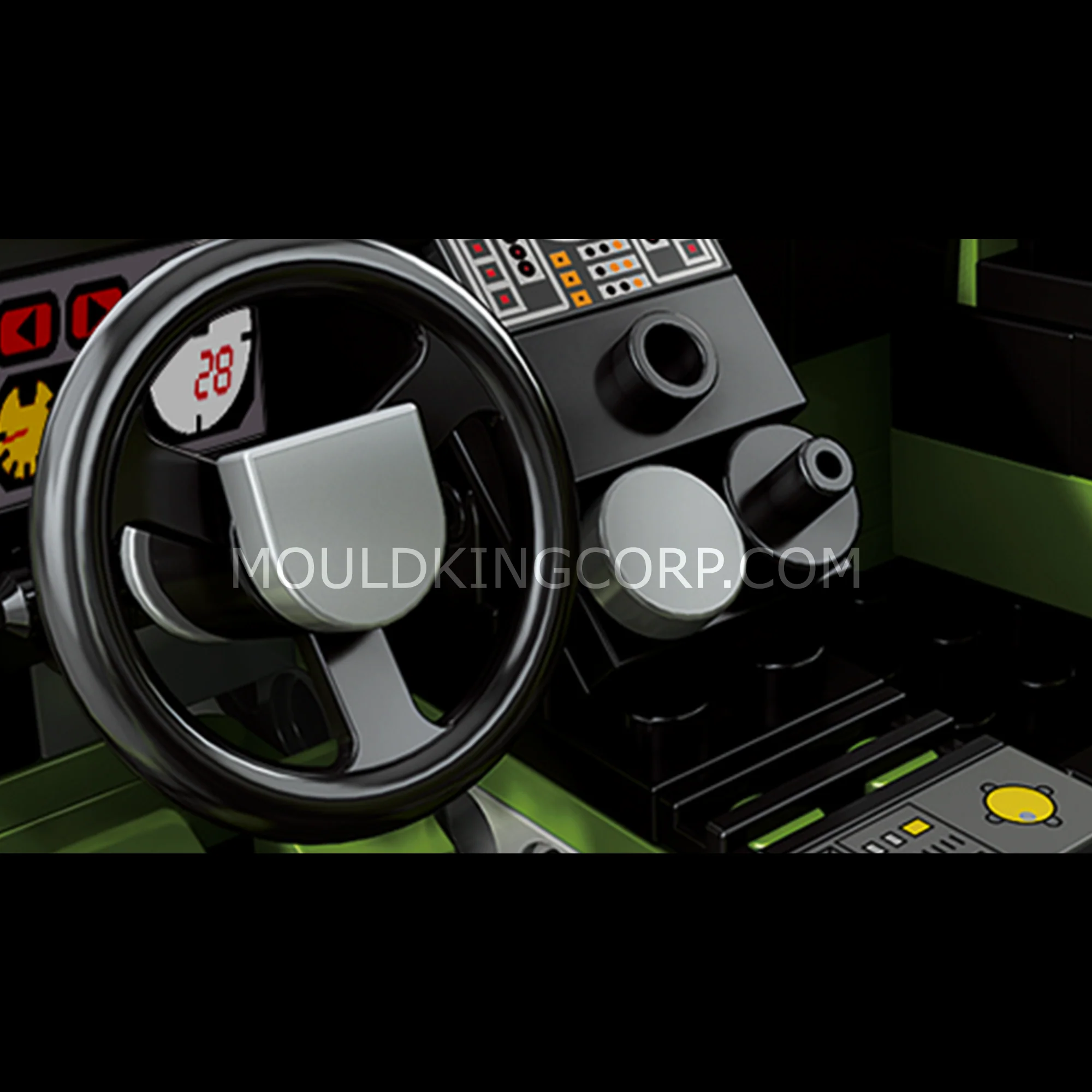 Mould King 10011 Italian Bull SAI Sports Car Model Building Set | 1,168 PCS - Image 3