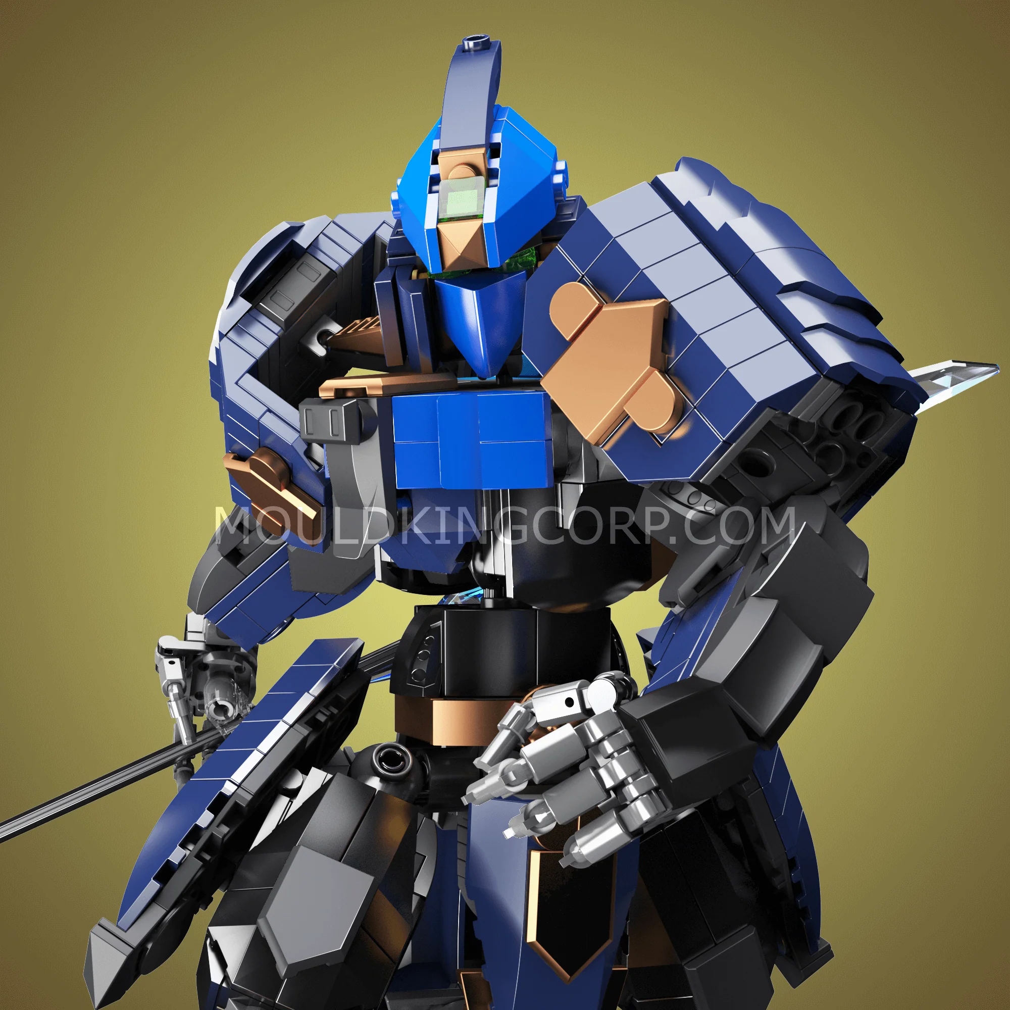 MOULD KING 93005 Legendary General Guan Yu Building Set | 834 PCS - Image 3