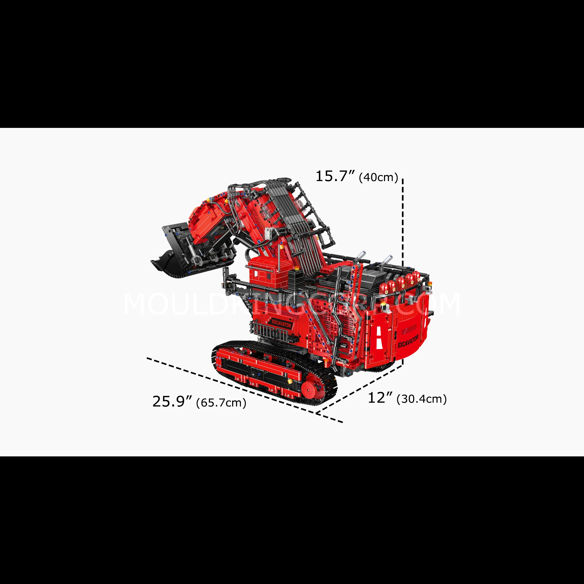 MOULD KING 17070 Liebherr R 9800 Mining Excavator Building Sets | 4,767 PCS - Image 12