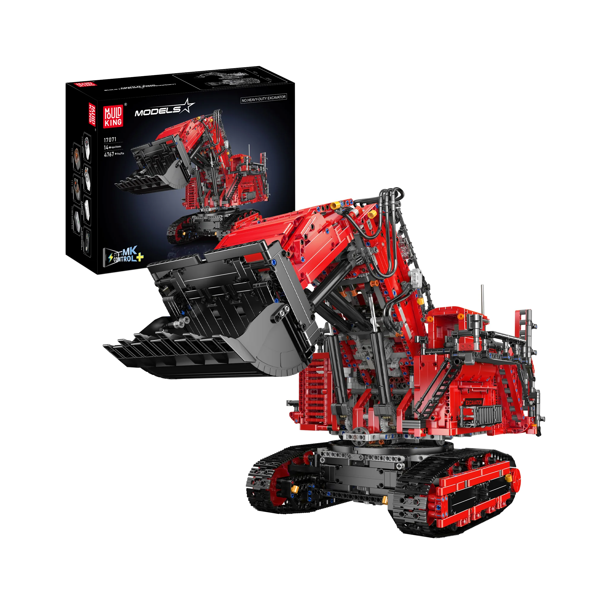 MOULD KING 17070 Liebherr R 9800 Mining Excavator Building Sets | 4,767 PCS - Image 7