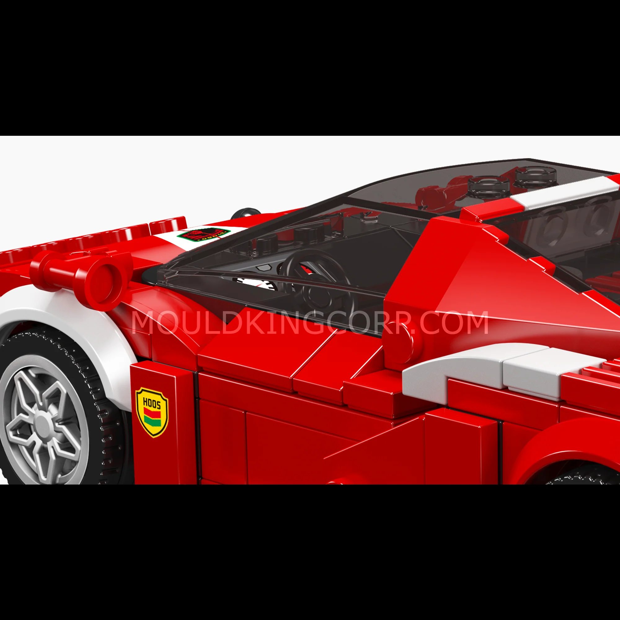 Mould King 27080 FXX Supercar Model Building Set | 433 Pieces - Image 2