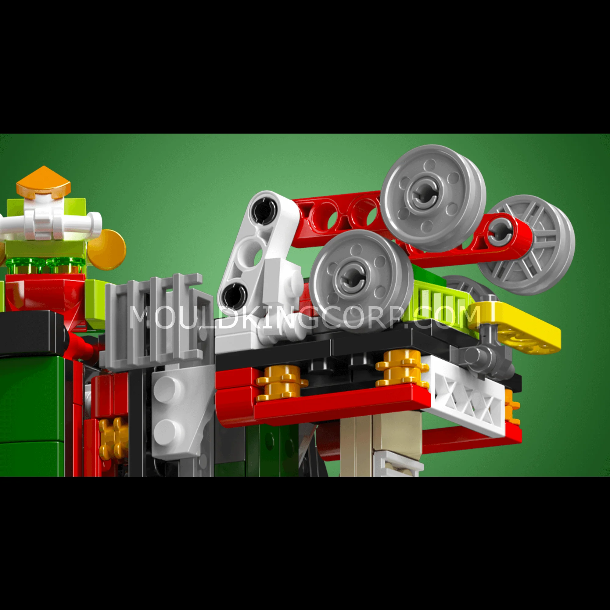 Mould King 12028 2in1 Transformer Christmas Train Building Set | 1,522 PCS - Image 3