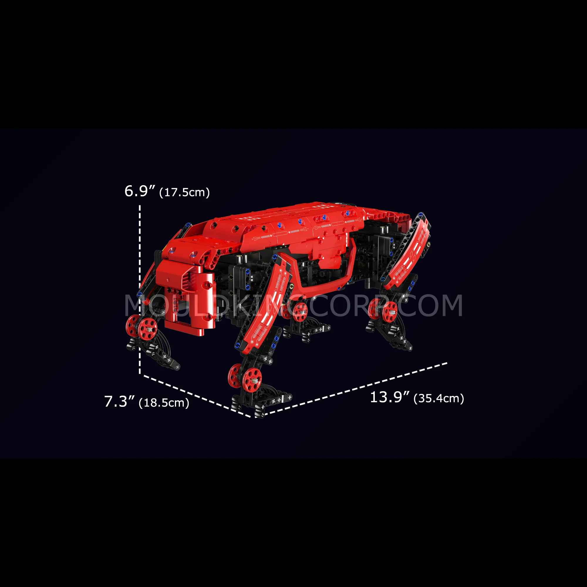 Mould King 15067S Boston Robot Dog Remote Controlled Building Set | 921 PCS - Image 6