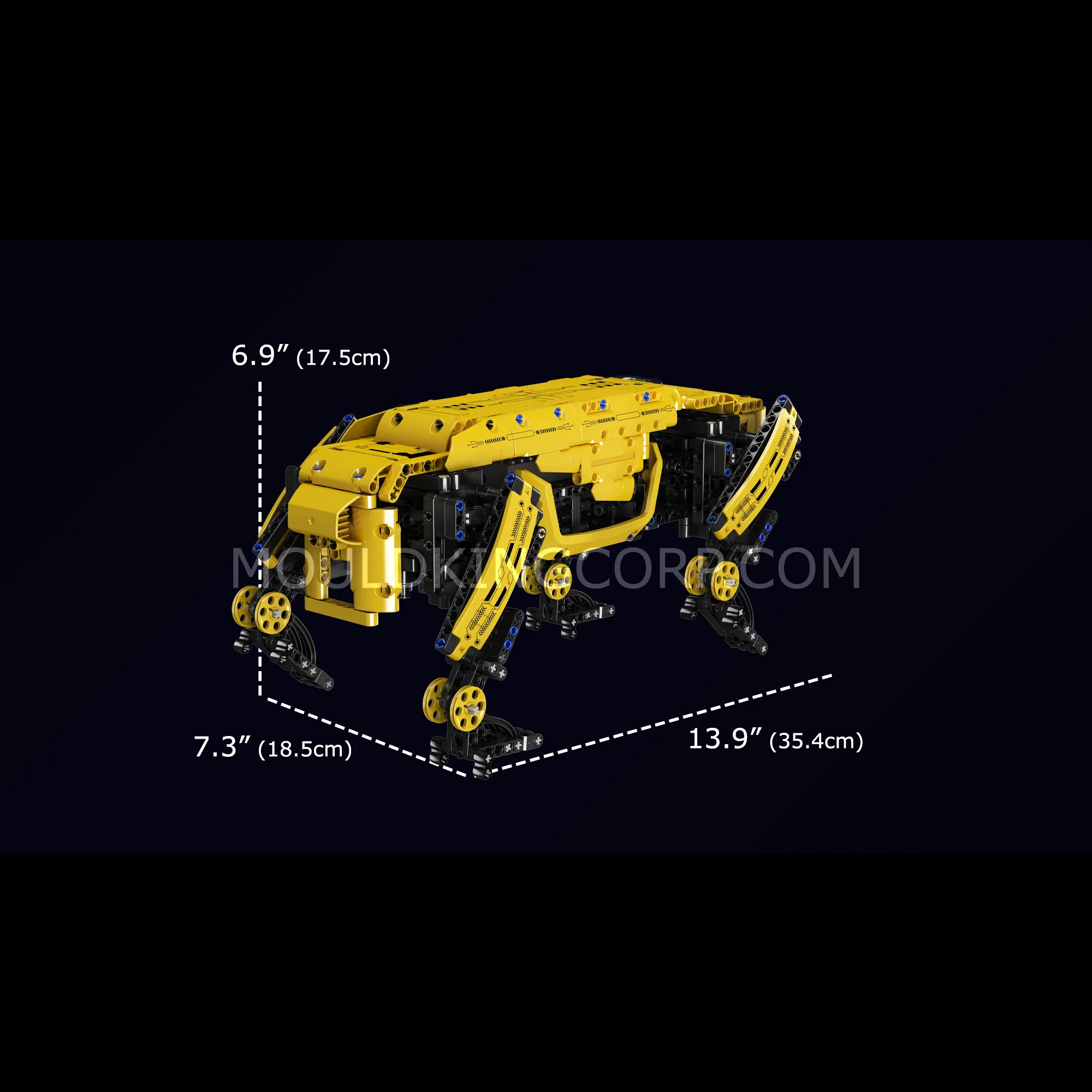 Mould King 15066S Boston Robot Dog Remote Controlled Building Kit | 921 PCS - Image 6