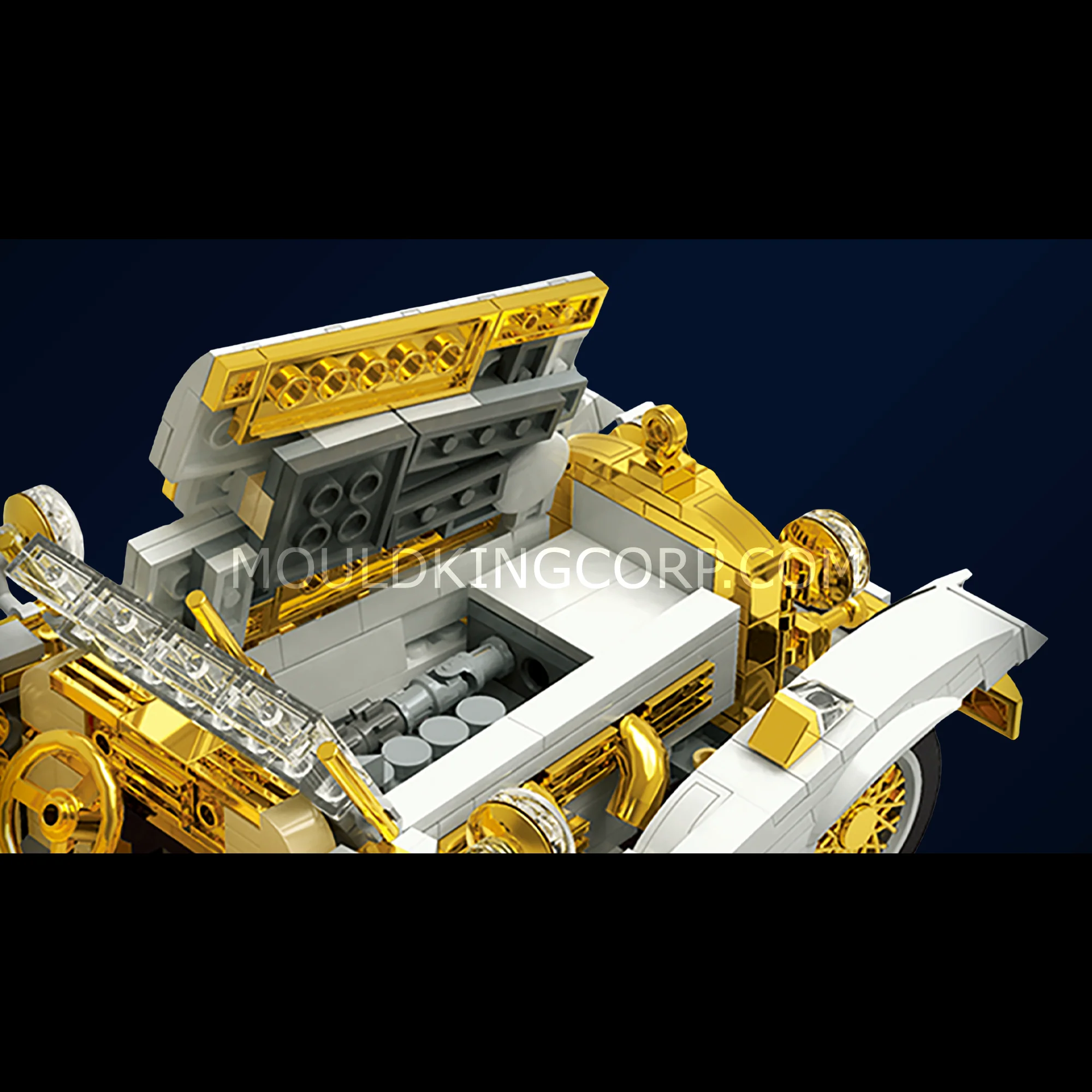 MOULD KING 10003 K500 Vintage Car Building Toy Set | 952 PCS - Image 3
