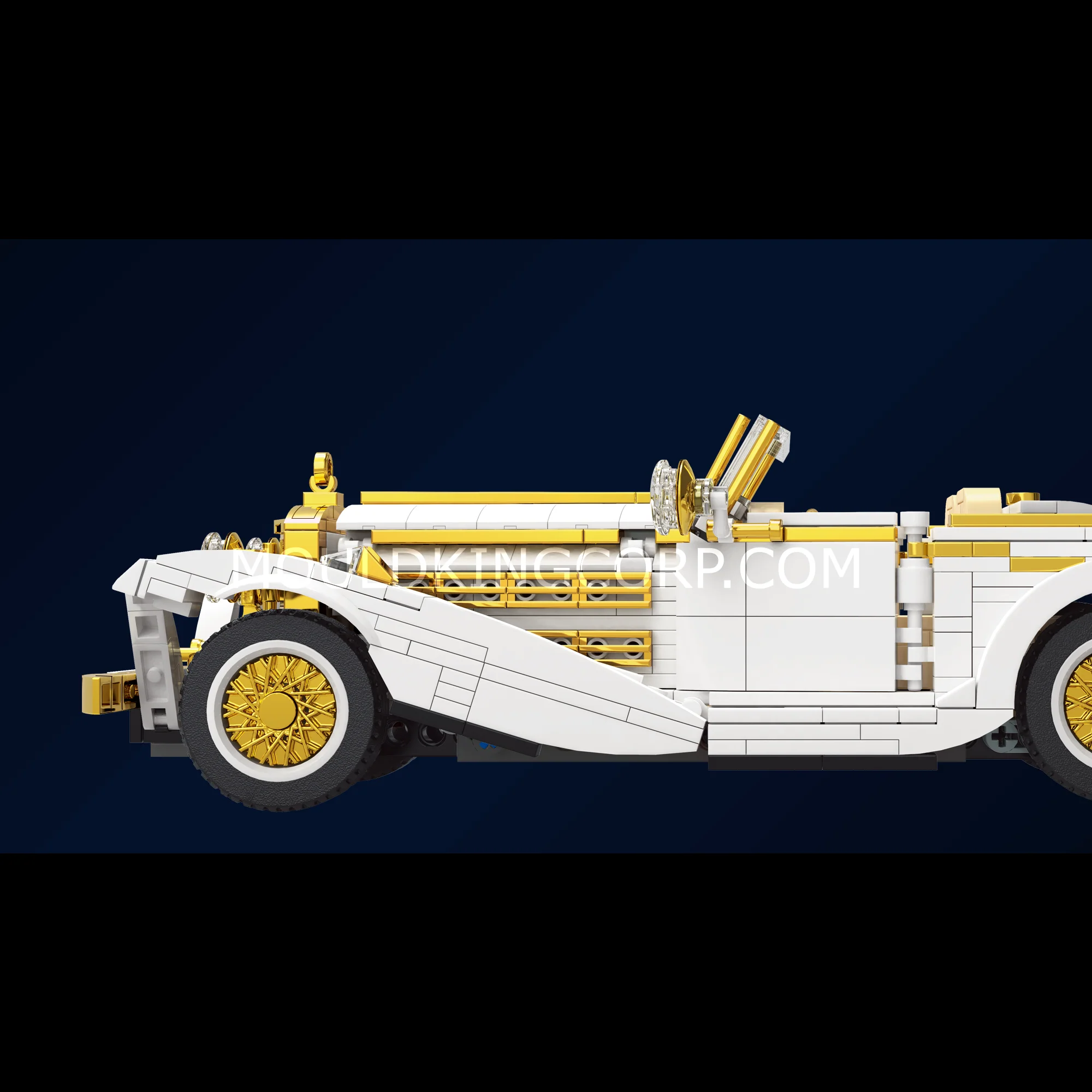 MOULD KING 10003 K500 Vintage Car Building Toy Set | 952 PCS - Image 5
