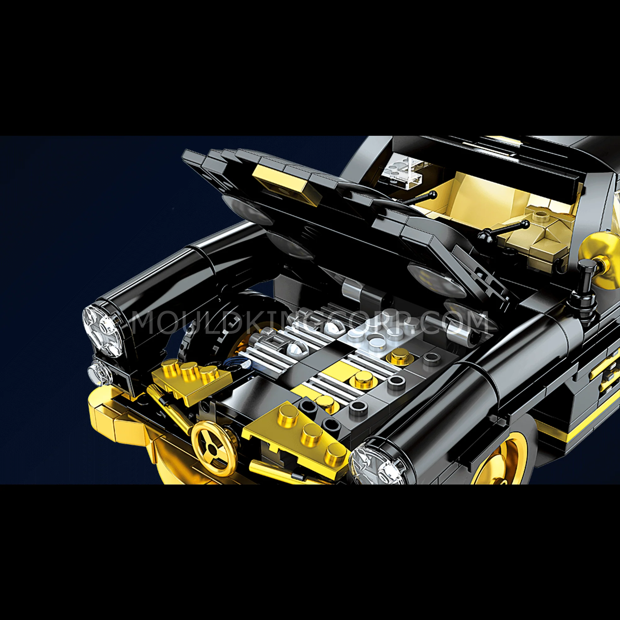 Mould King 10005 300SL Classic Gullwing Model Building Set | 886 Pcs - Image 4