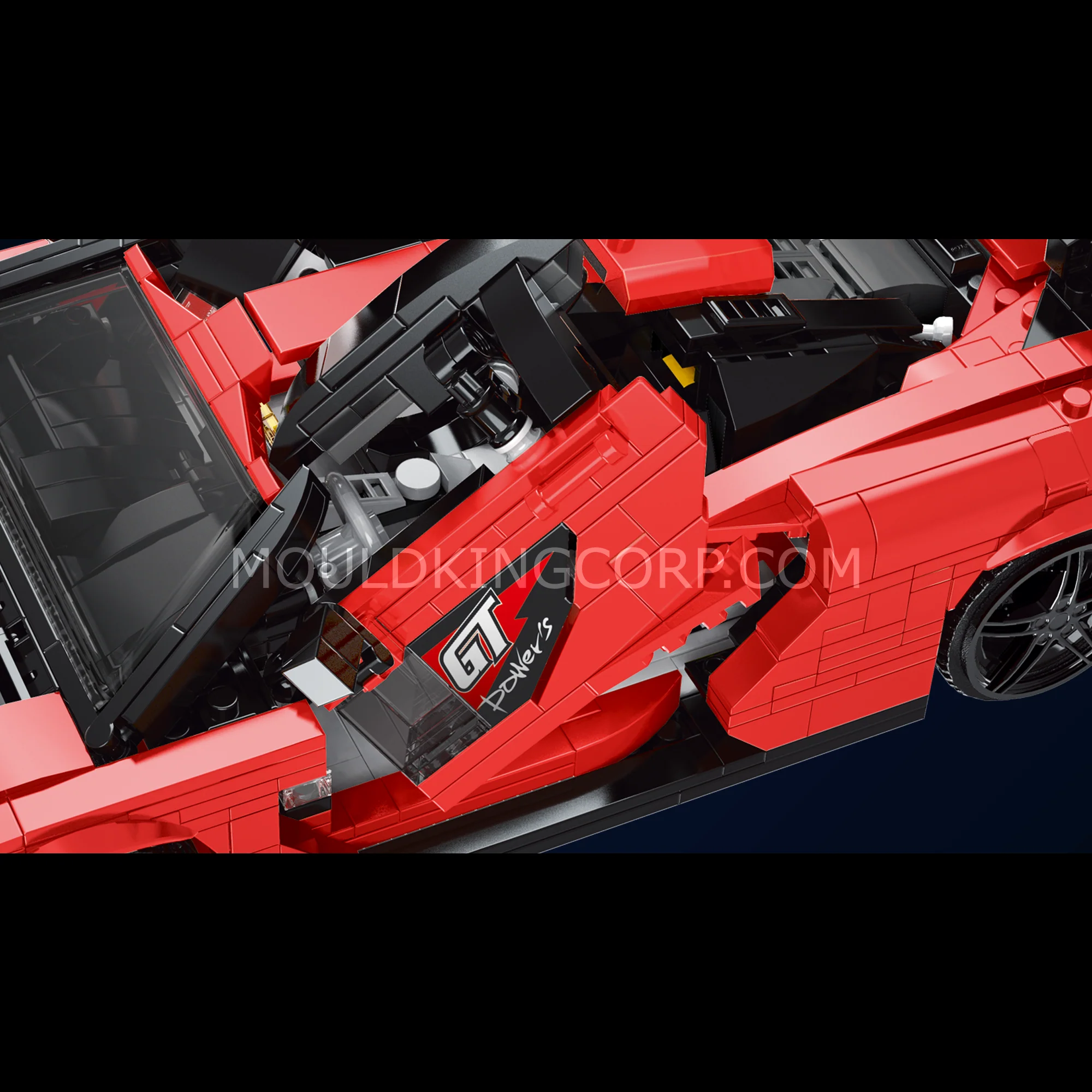 MOULD KING 10007 Creative Senna GTR Sports Car Building Set | 1,182 PCS - Image 3