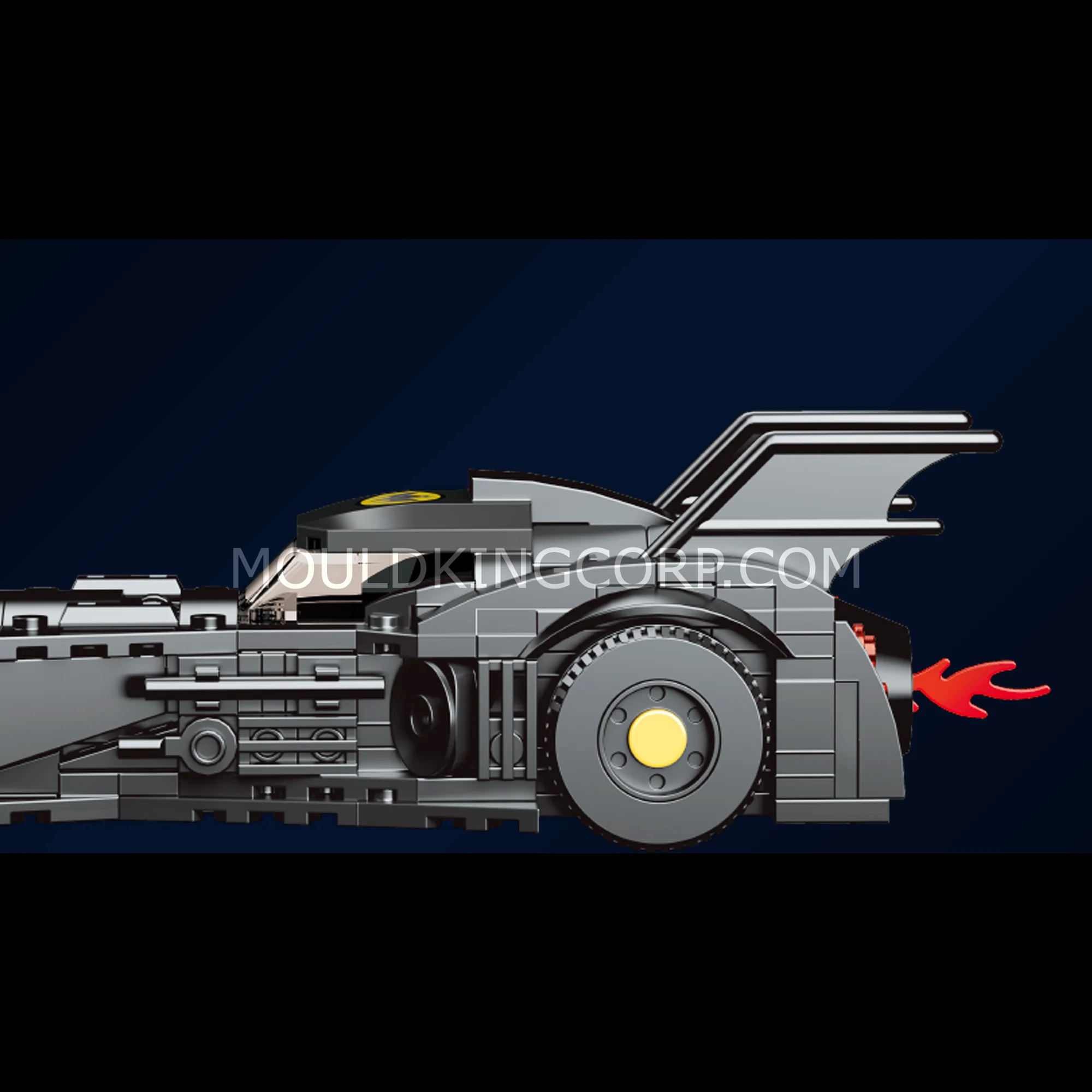 Mould King 10020 Dark Knight Edition Automobile Building Kit | 407 PCS - Image 3