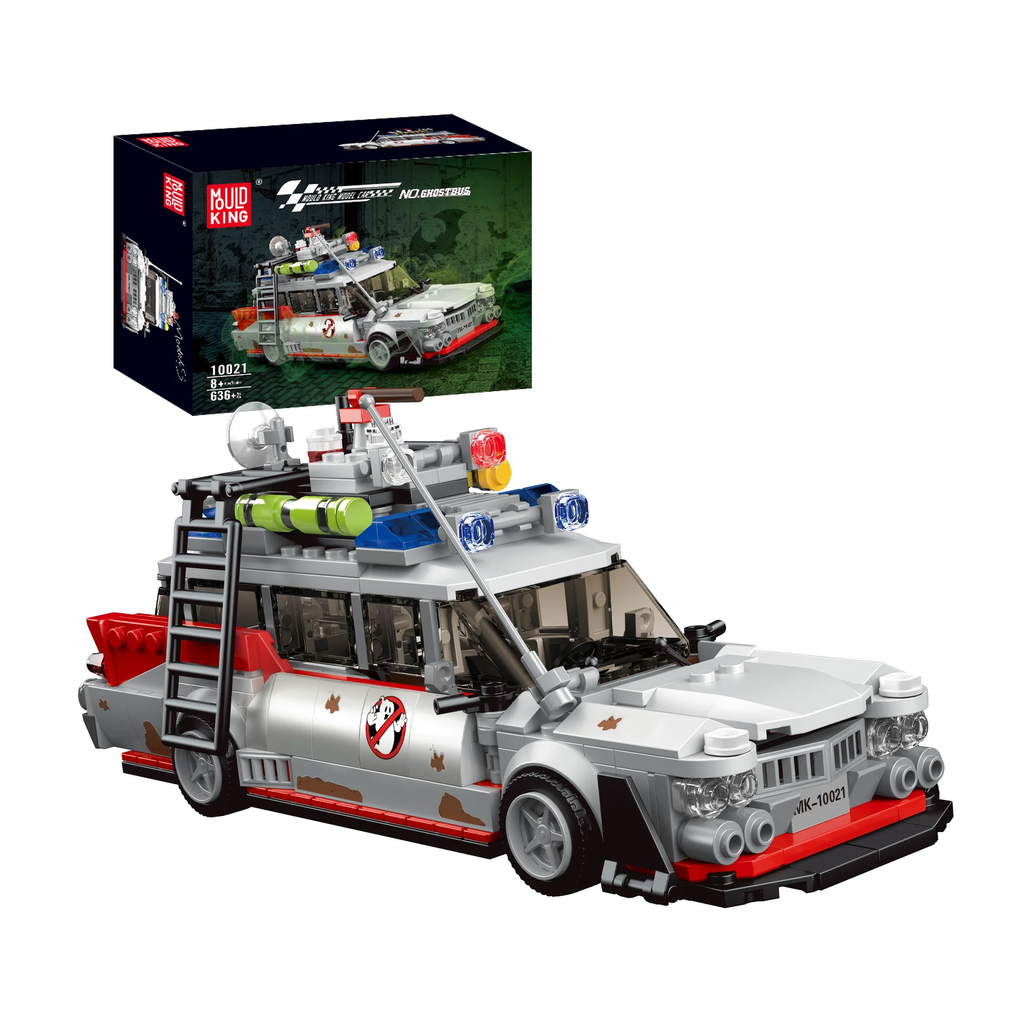 Mould King 10021 Ghost Bus Model Building Set | 636 PCS