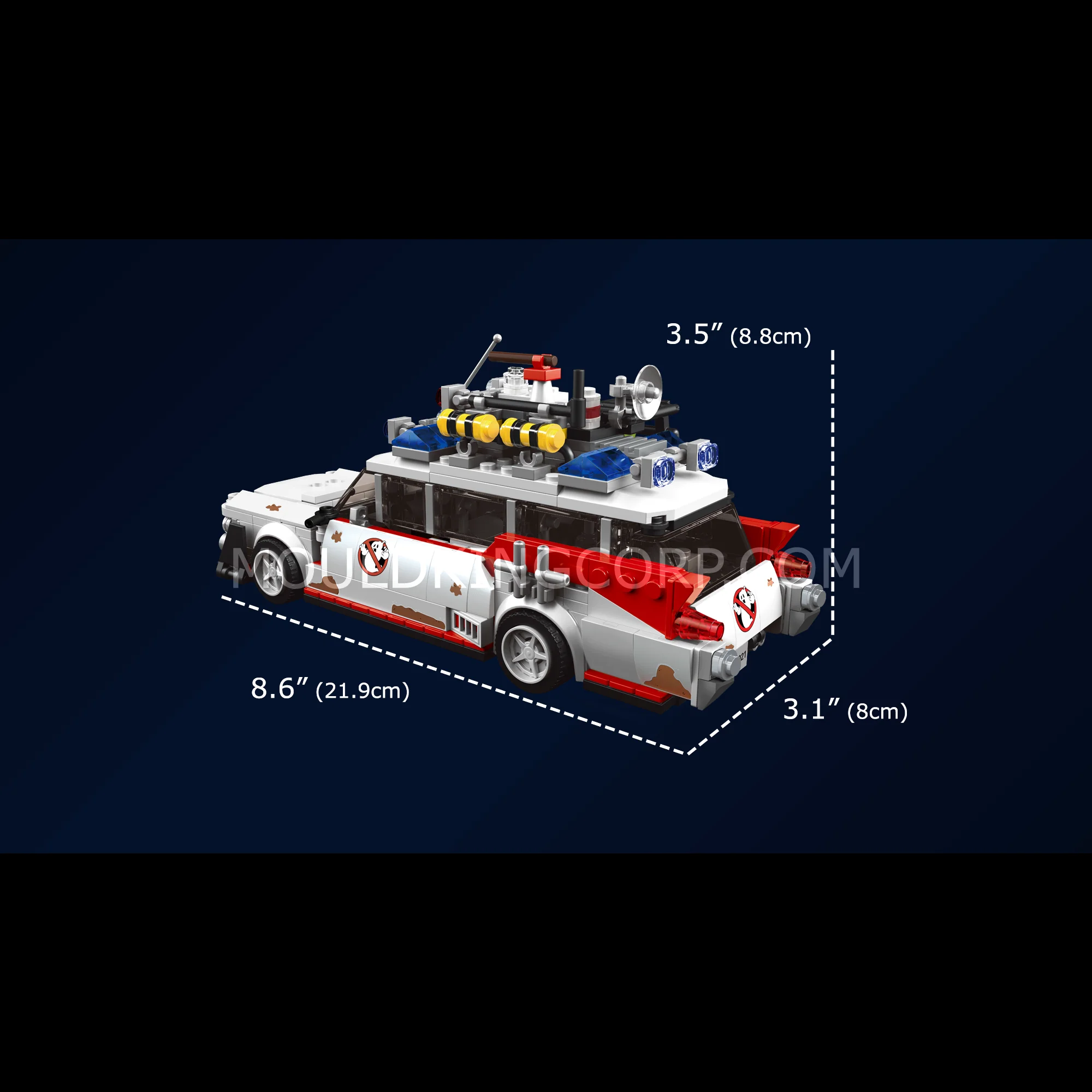 Mould King 10021 Ghost Bus Model Building Set | 636 PCS - Image 6