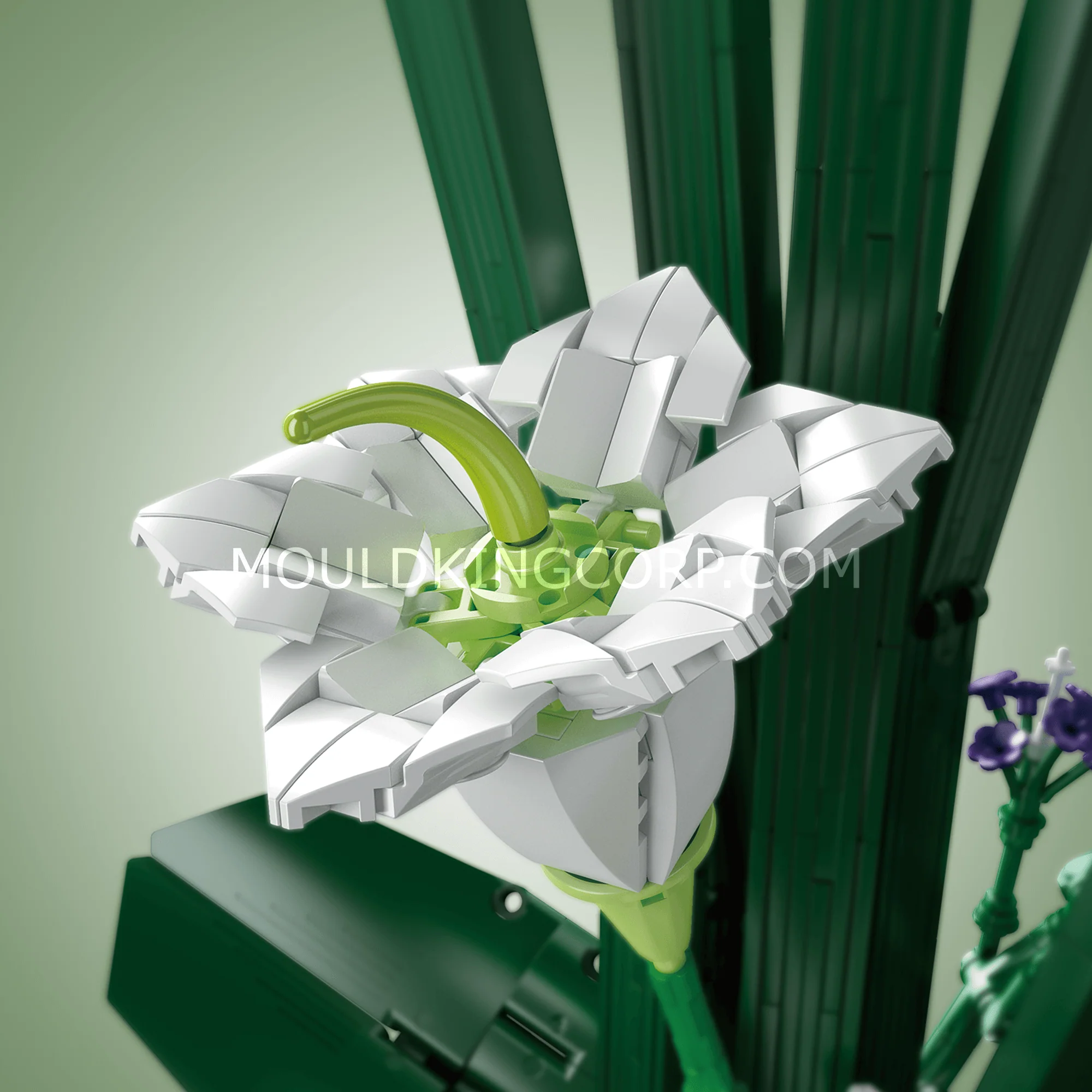 Mould King 10023 Fairy Lily Bouquet Building Set | 1,513 PCS - Image 4