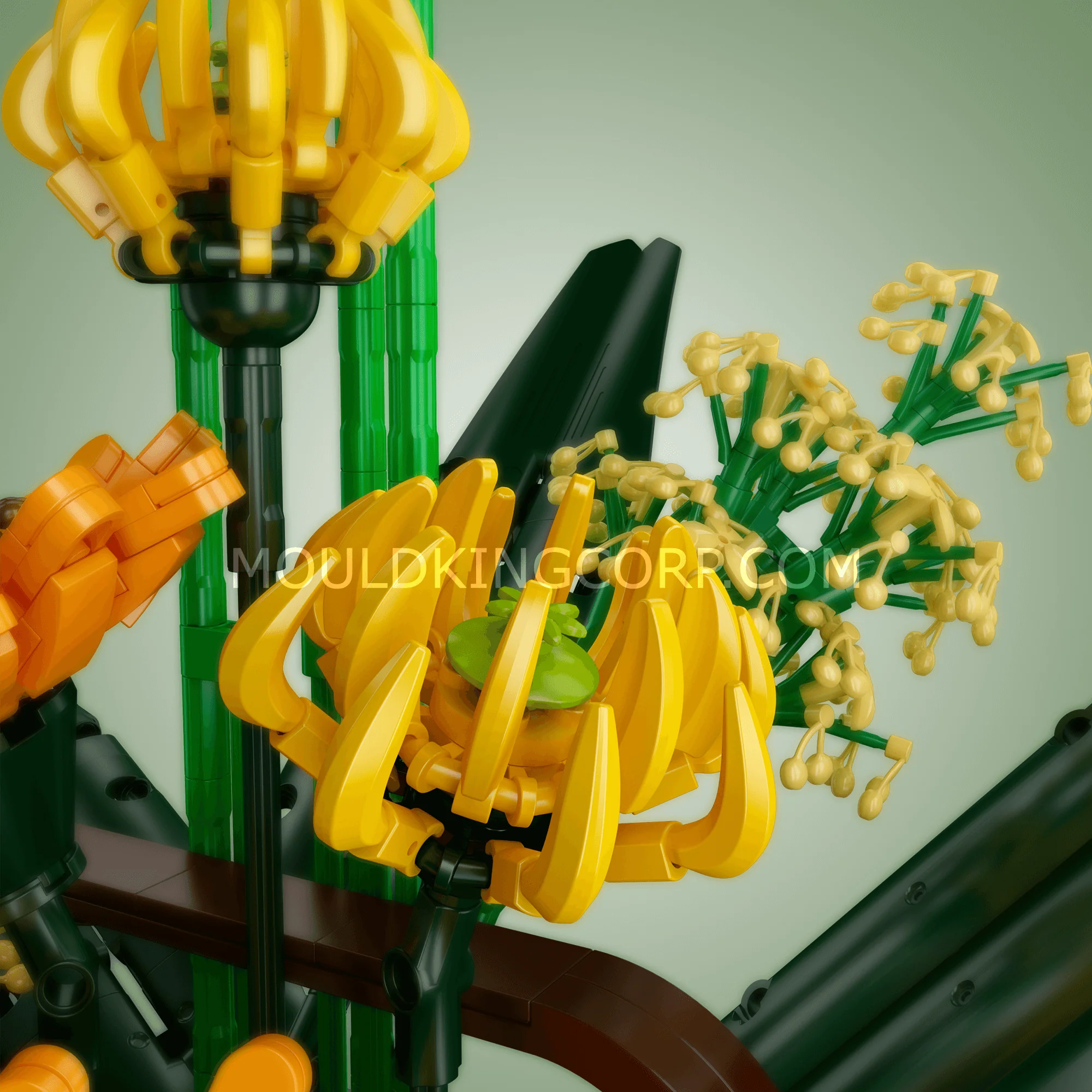 Mould King 10024 Birds of Paradise Flower Bouquet Building Set | 1,608 PCS - Image 3