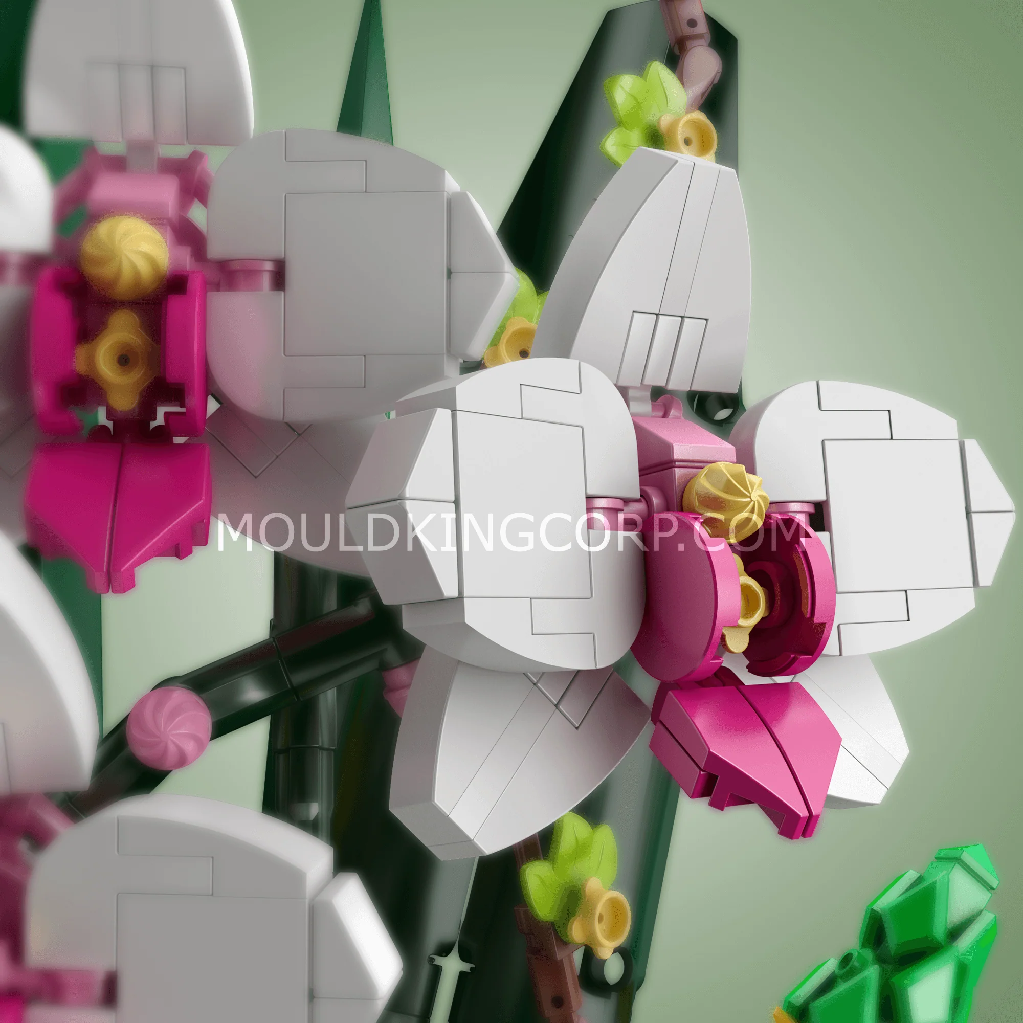 Mould King 10025 Eternal Butterfly Bouquet Building Set | 1,158 PCS - Image 2