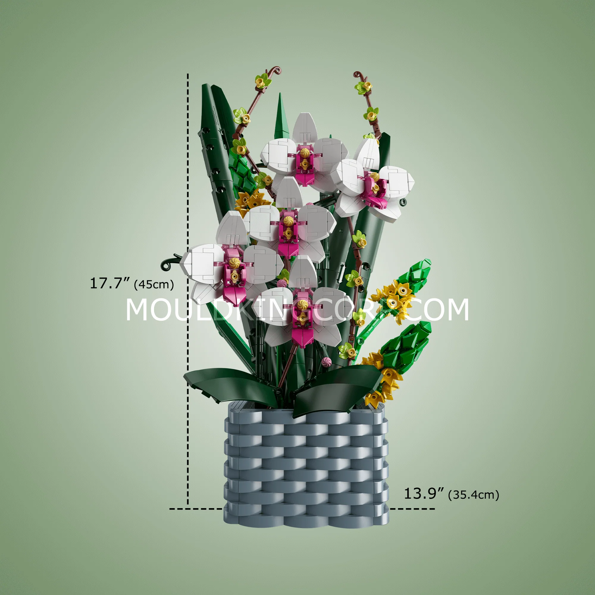 Mould King 10025 Eternal Butterfly Bouquet Building Set | 1,158 PCS - Image 5