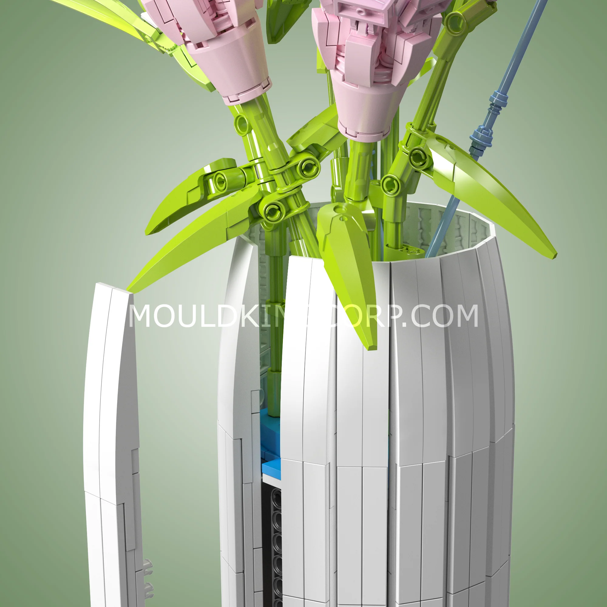 Mould King 10057 Lily Flowers Bouquet Building Set | 1,006 PCS - Image 4