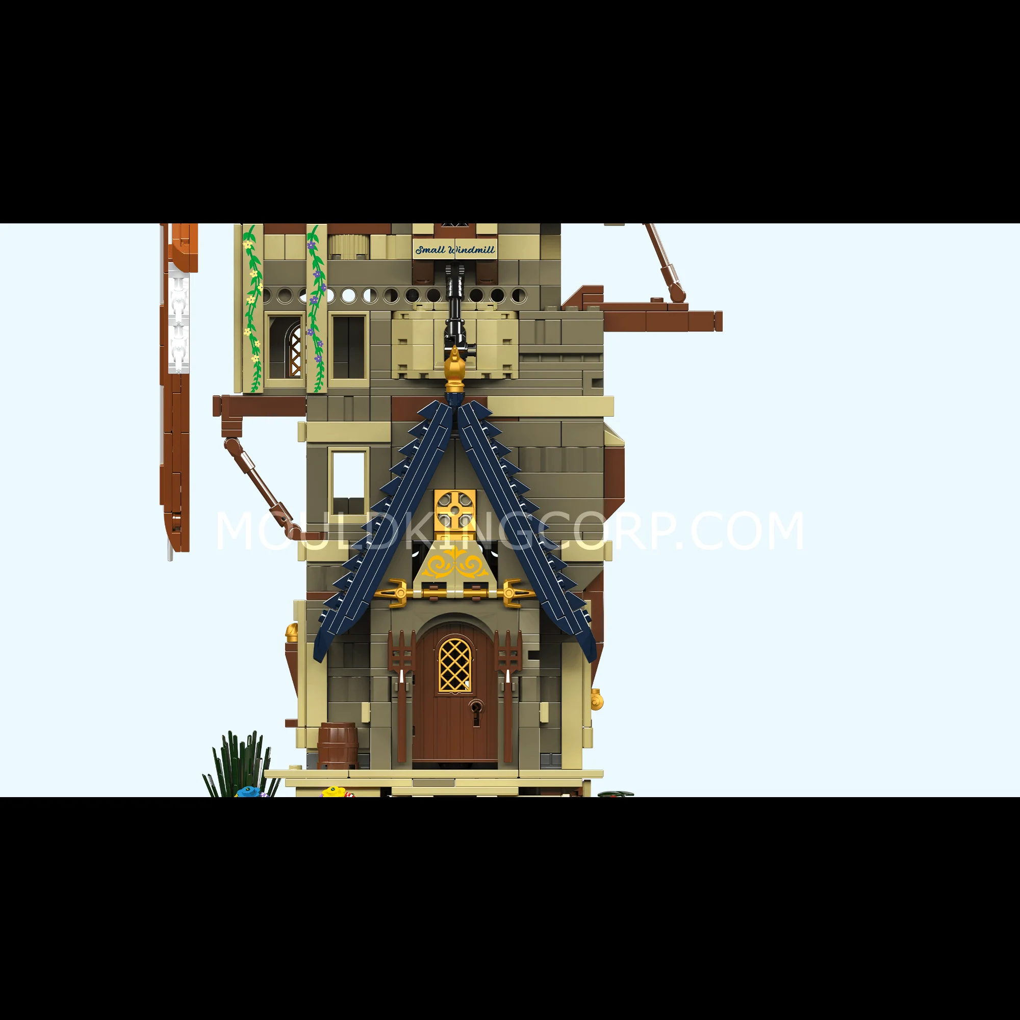 Mould King 10060 Medieval Europe Windmill Building Set | 1,584 Pcs - Image 3