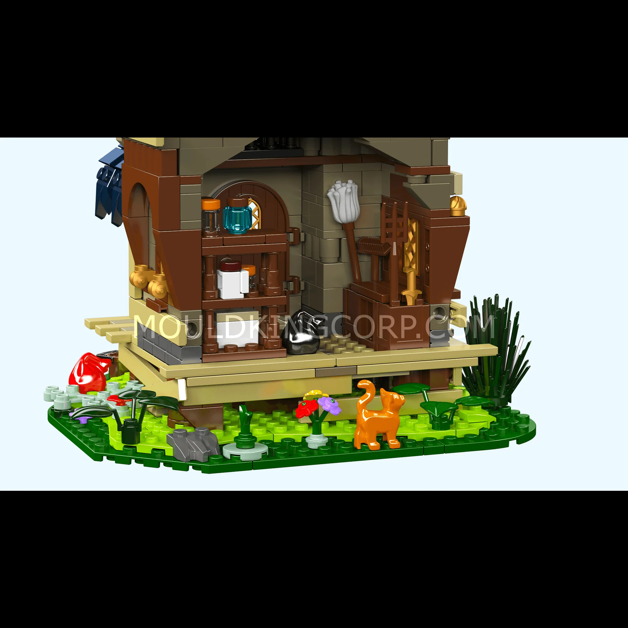 Mould King 10060 Medieval Europe Windmill Building Set | 1,584 Pcs - Image 5