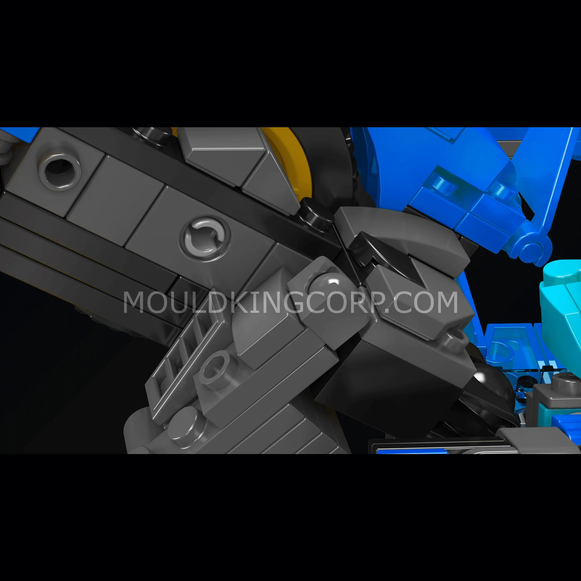Mould King 10061 Creative Ideas 2in1 Lambo Robot Building Set | 998 PCS - Image 4