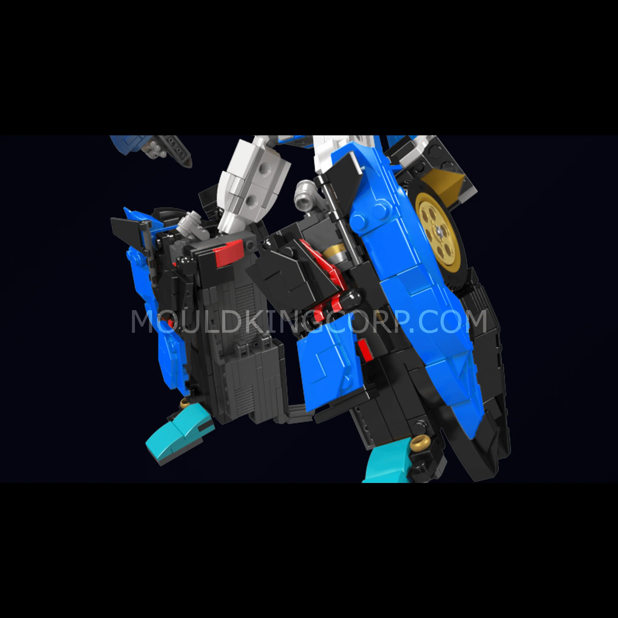 Mould King 10061 Creative Ideas 2in1 Lambo Robot Building Set | 998 PCS - Image 5