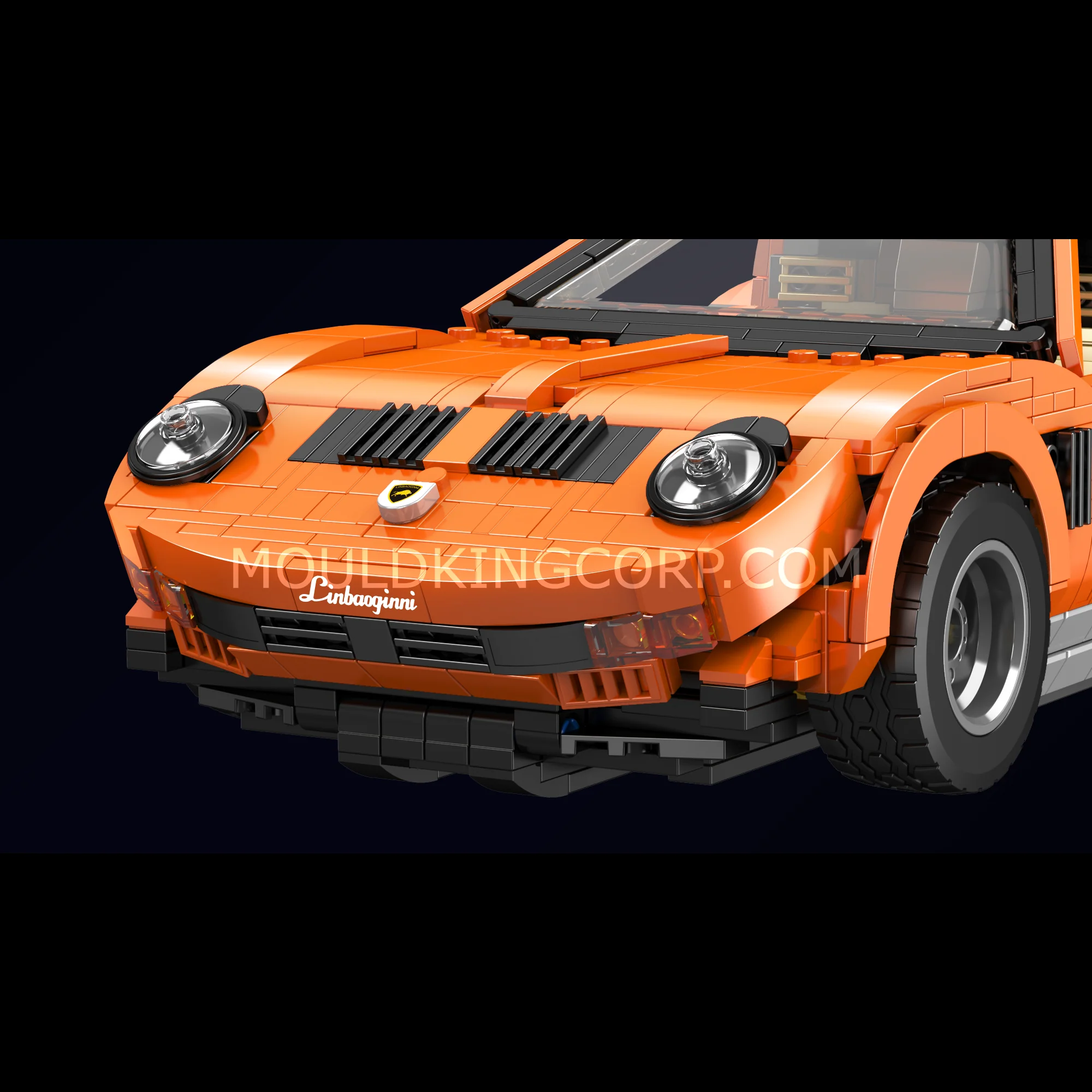 Mould King 10116 Lamb Miura Car Model Building Set | 1,607 Pcs - Image 5