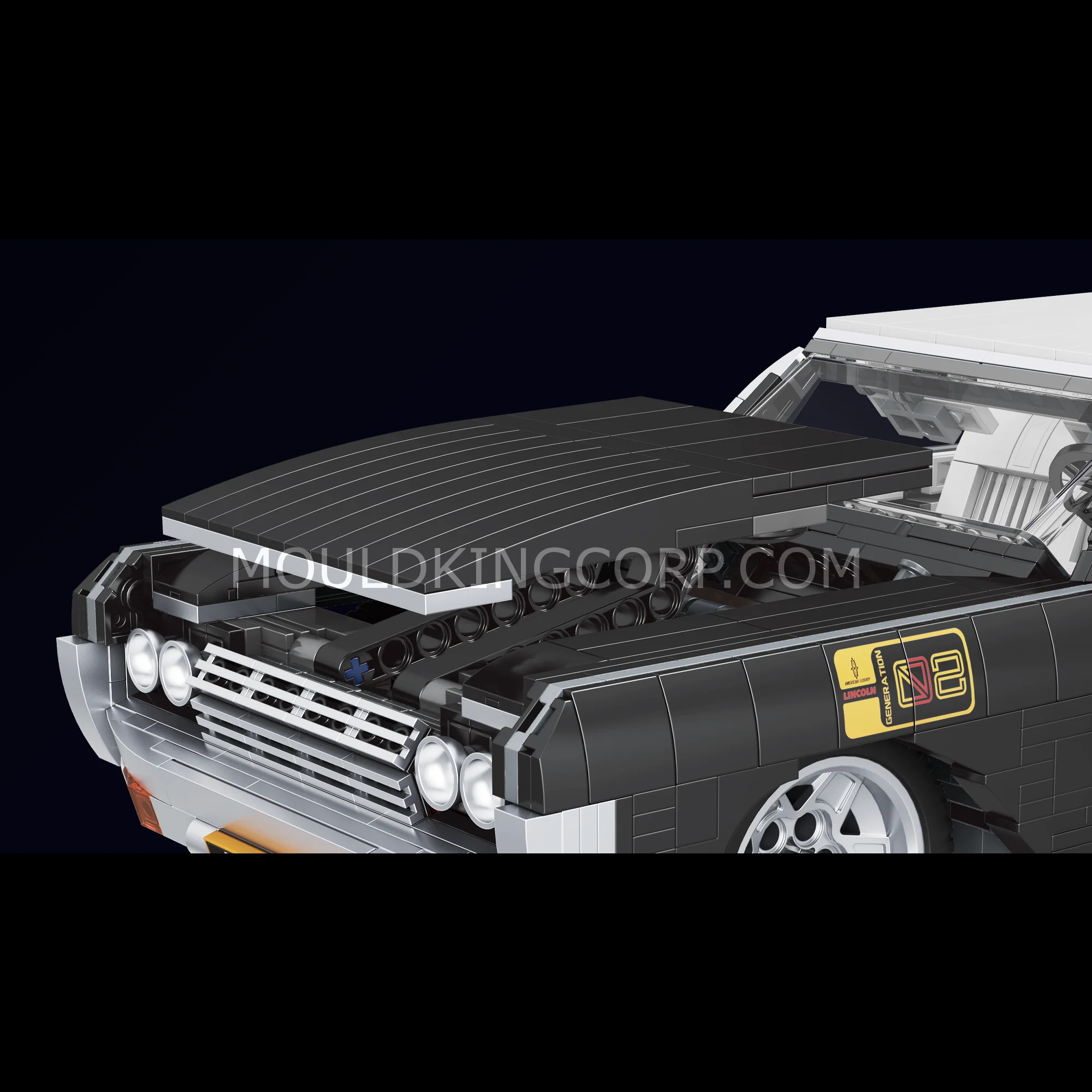Mould King 10118 Lincoln Continental Car Model Building Set | 1,903 Pcs - Image 4
