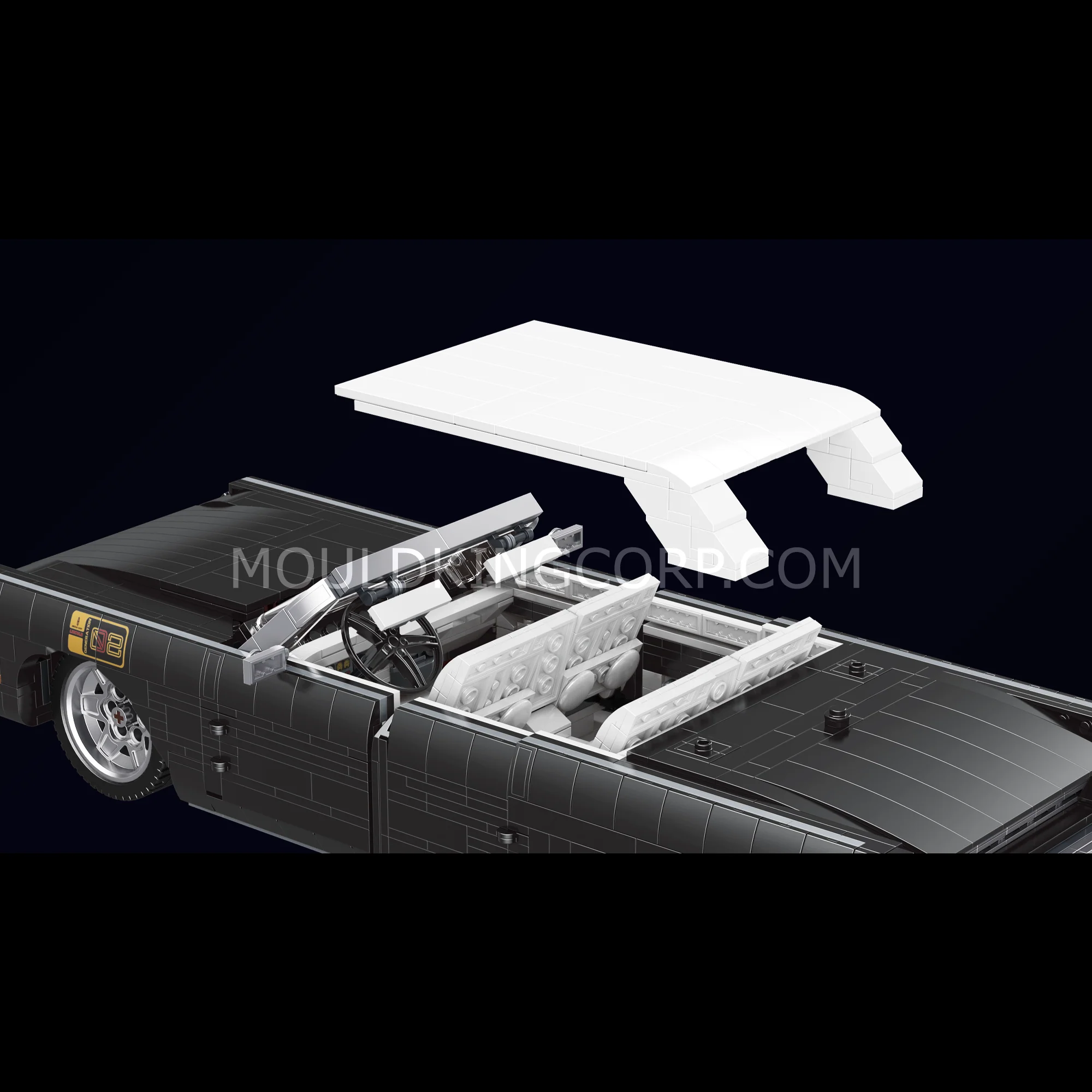 Mould King 10118 Lincoln Continental Car Model Building Set | 1,903 Pcs - Image 5