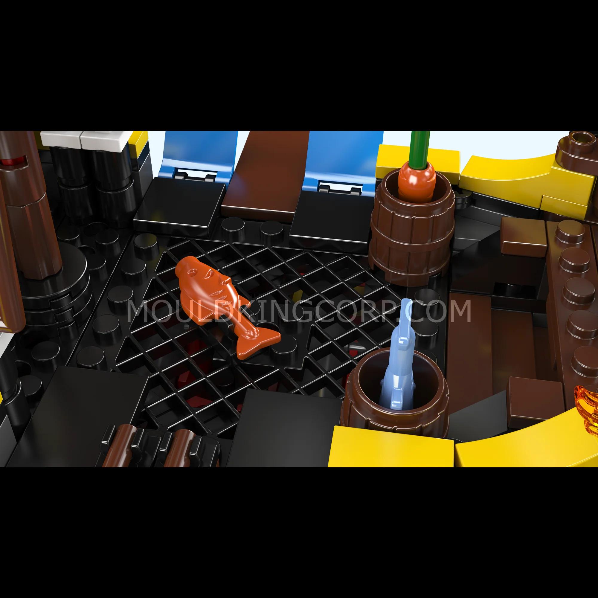Mould King 10137 Redbeard’s Revenge Ship Model Building Set | 928 Pcs - Image 4