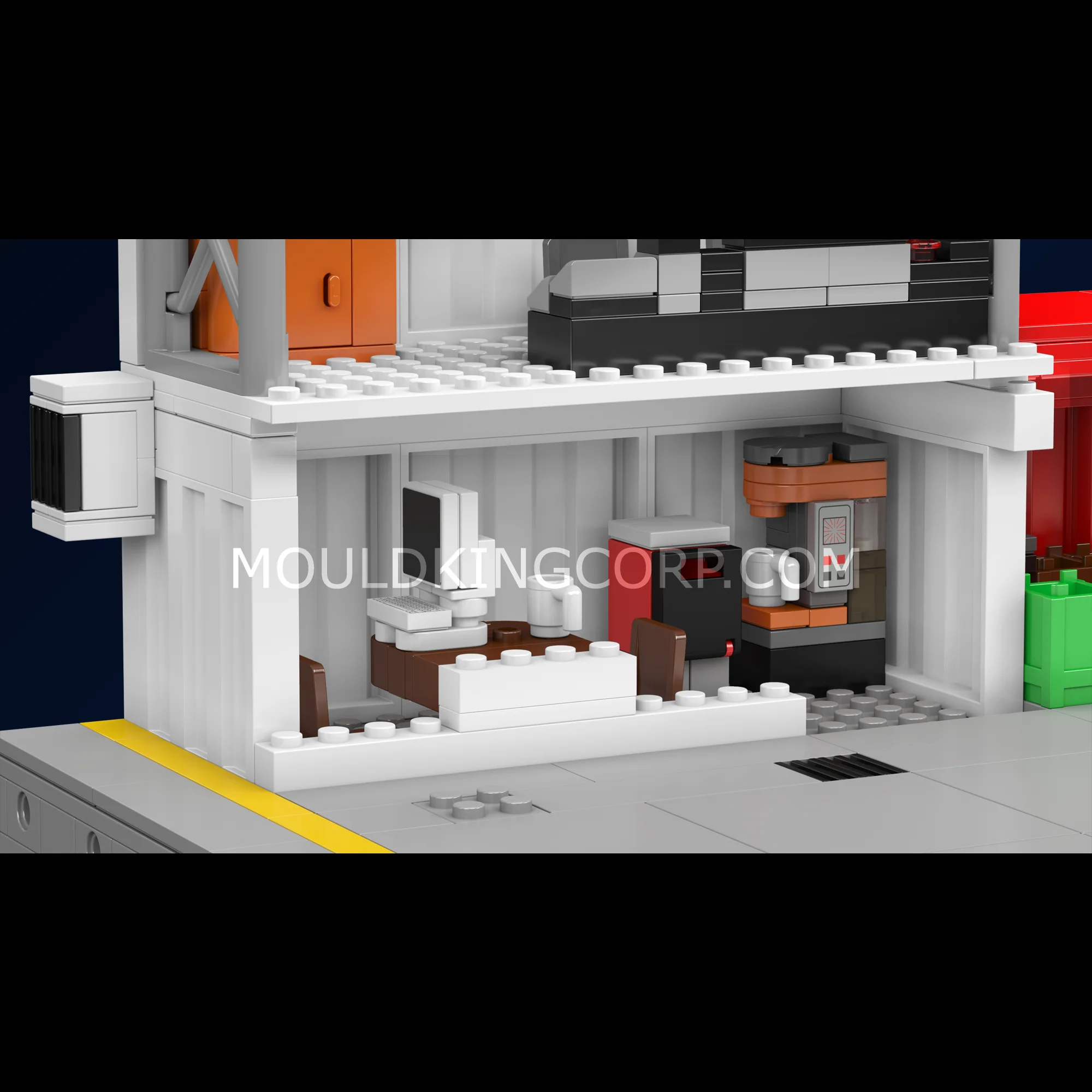 Mould King 10142 Dock Ship Repair Factory Building Set | 1,273 Pcs - Image 4