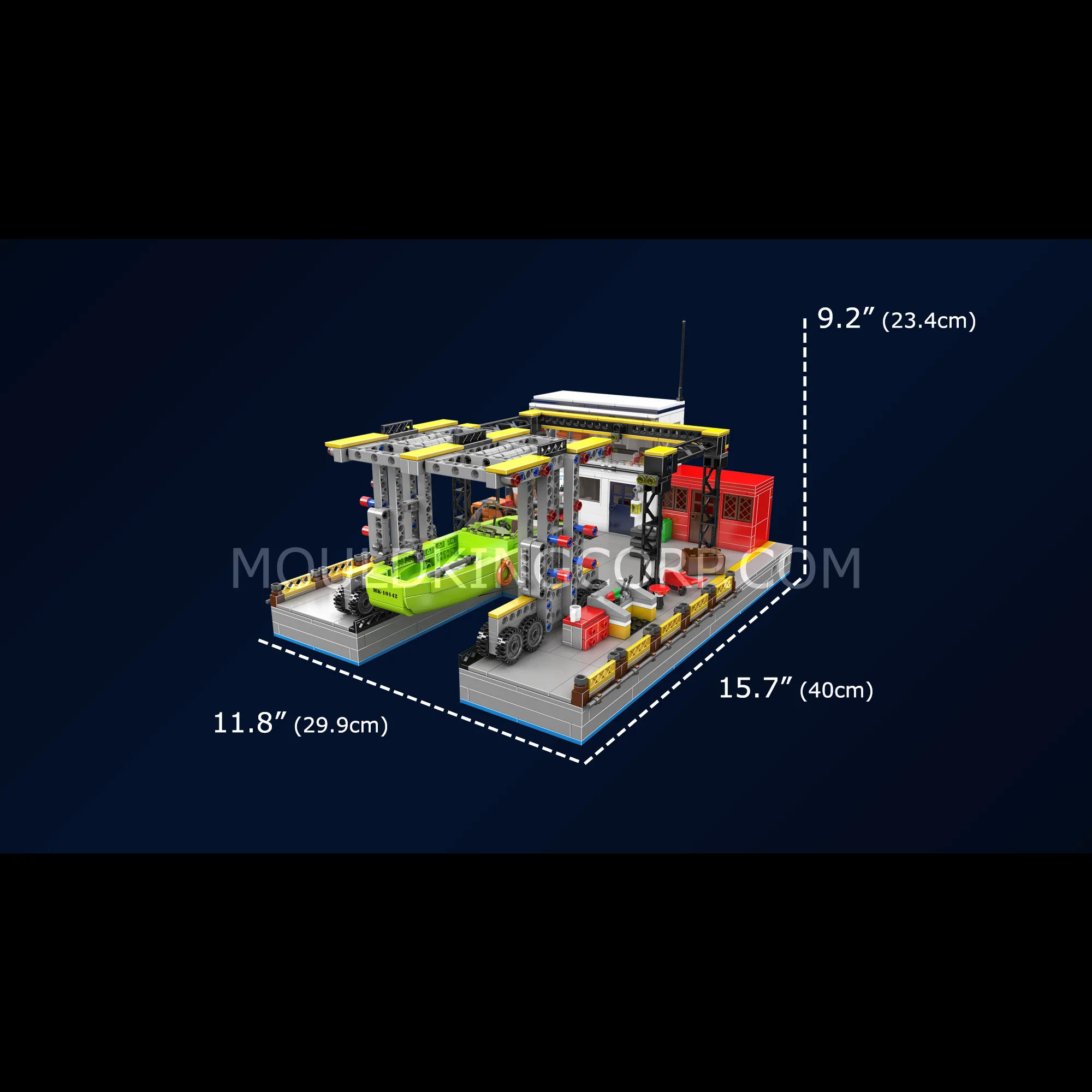 Mould King 10142 Dock Ship Repair Factory Building Set | 1,273 Pcs - Image 6