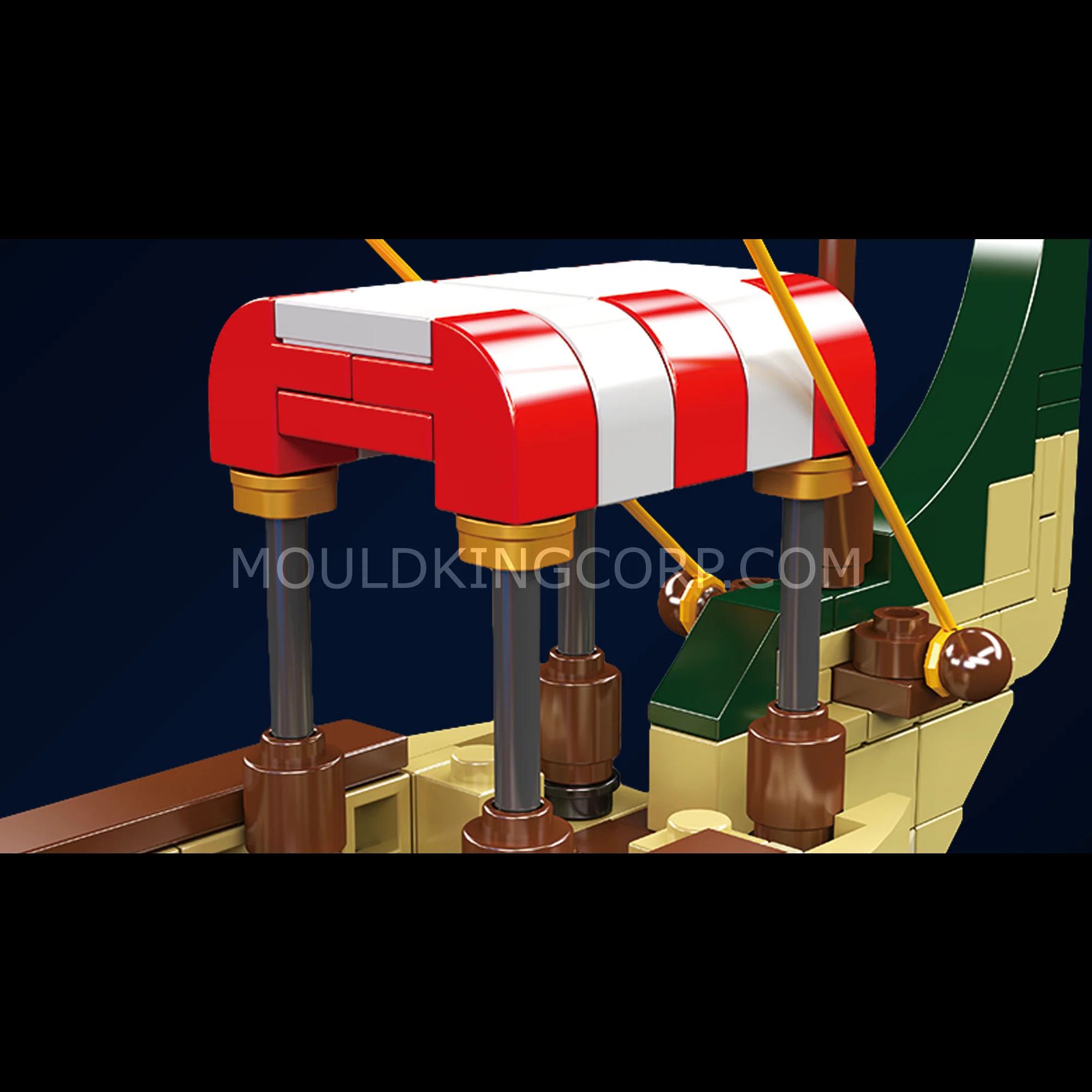 Mould King 10156 Roman Imperium Warship Building Set | 1,466 Pcs - Image 5