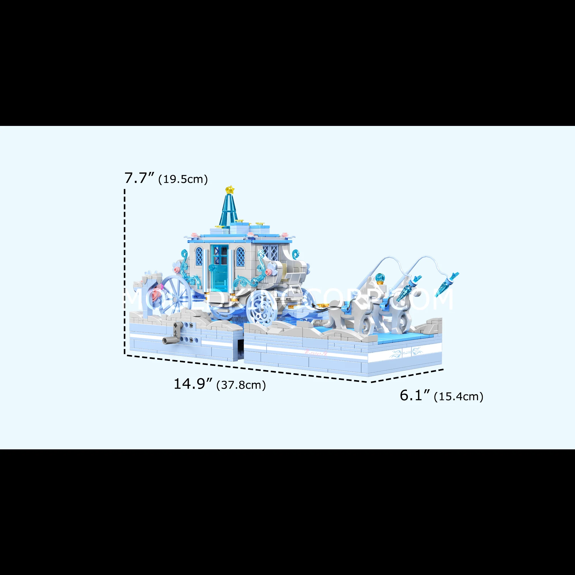 Mould King 10161 Snow White Carriage Building Set | 1,214 Pcs - Image 6