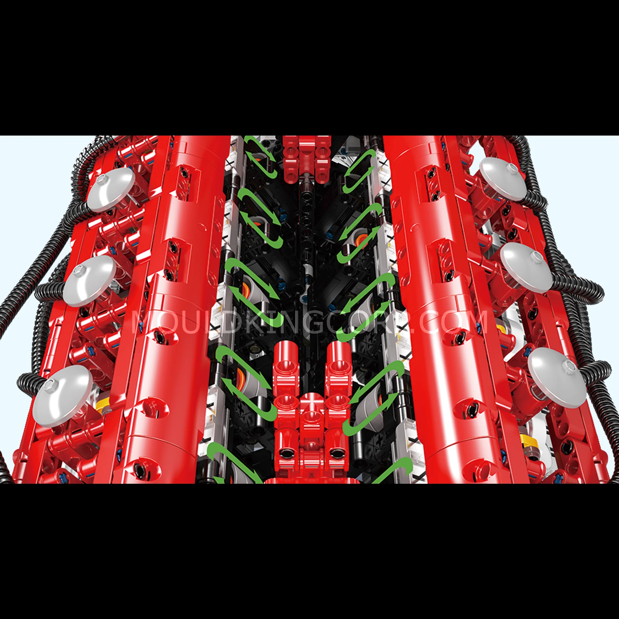 Mould King 10169 Italian Supercar V12 Engine Building Set | 3,472 Pcs - Image 3