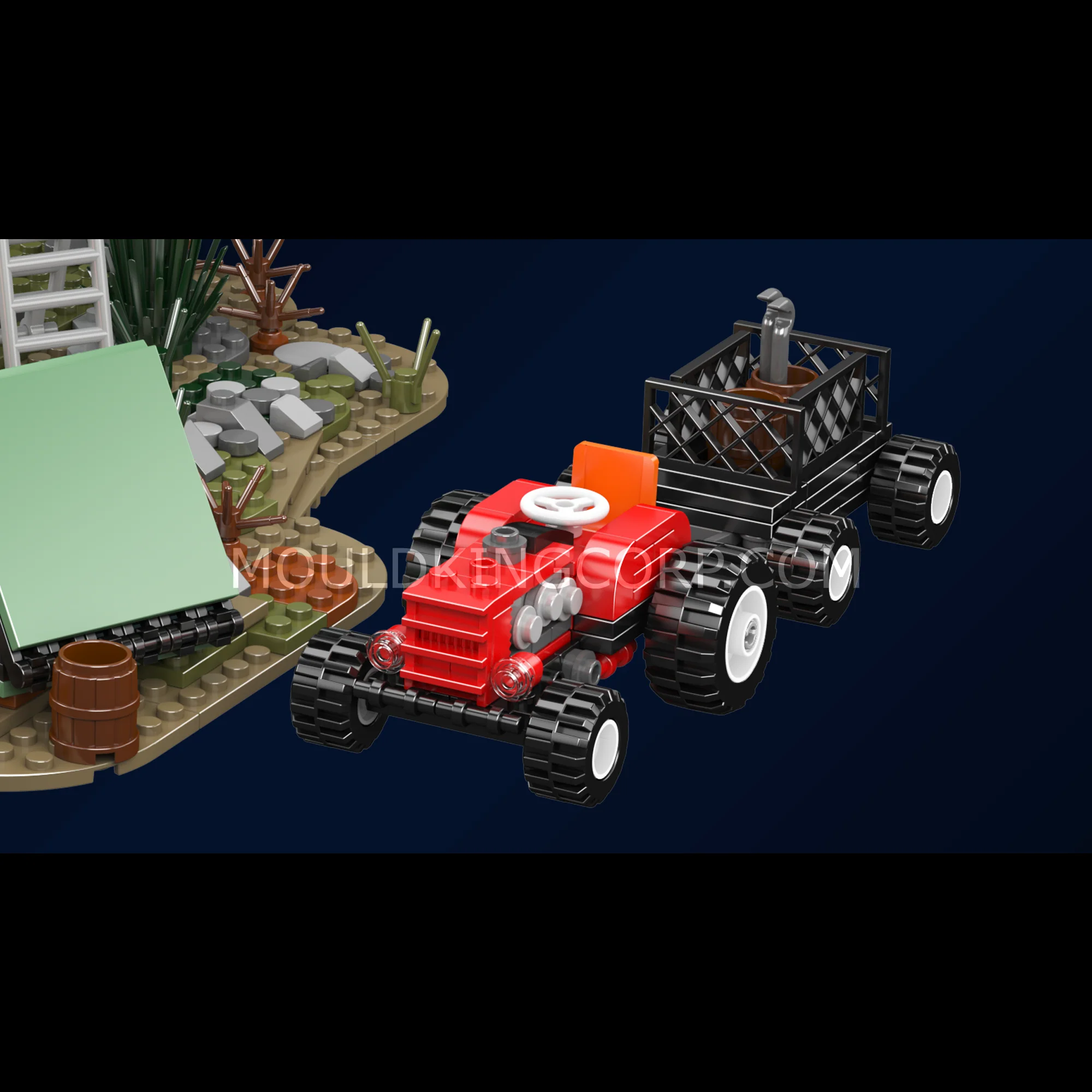 Mould King 10191 Fishing Boat Repair Yard Building Set | 1234 Pcs - Image 5