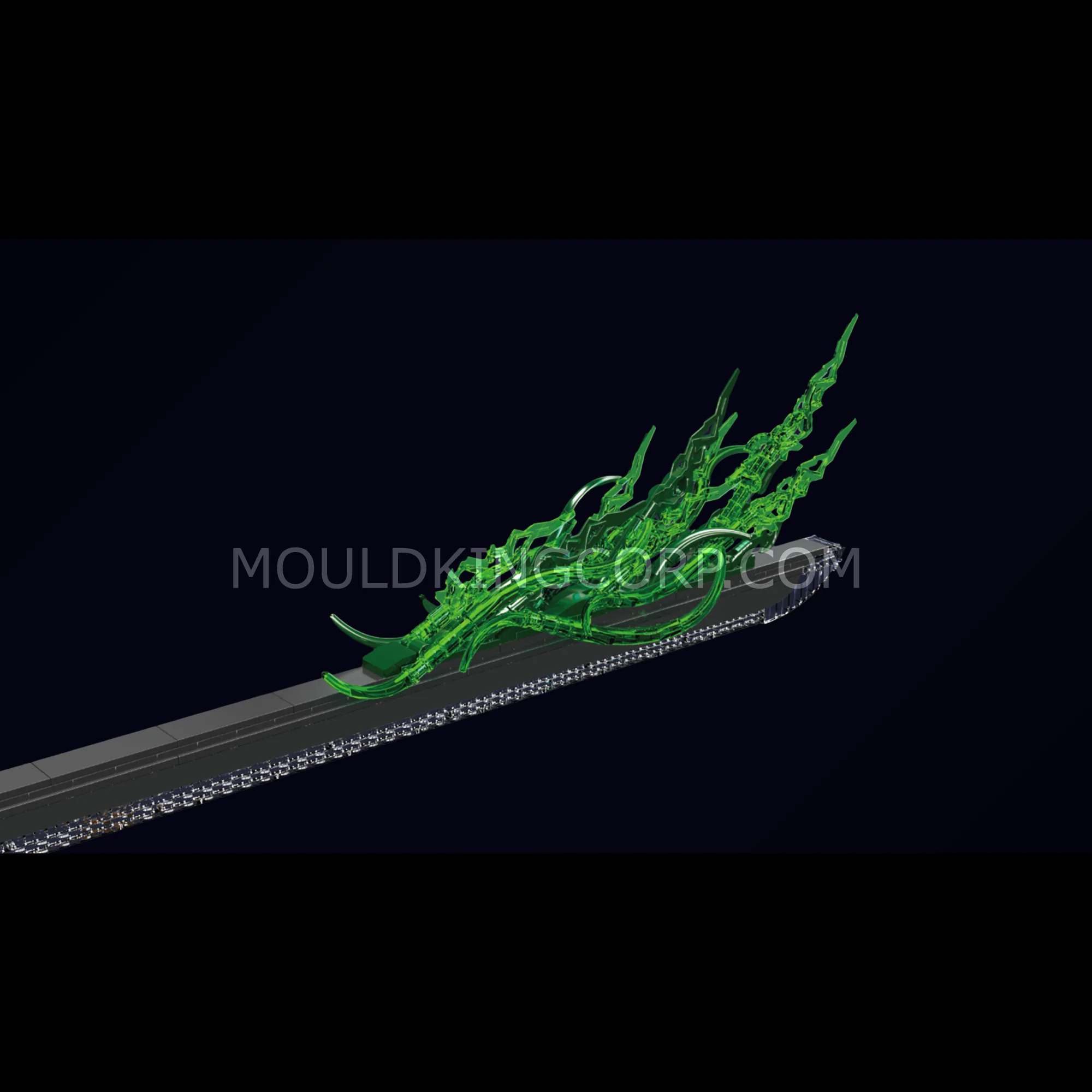 Mould King 10258 Samurai Katana White Blade Model Building Set | 1,674 Pcs - Image 3
