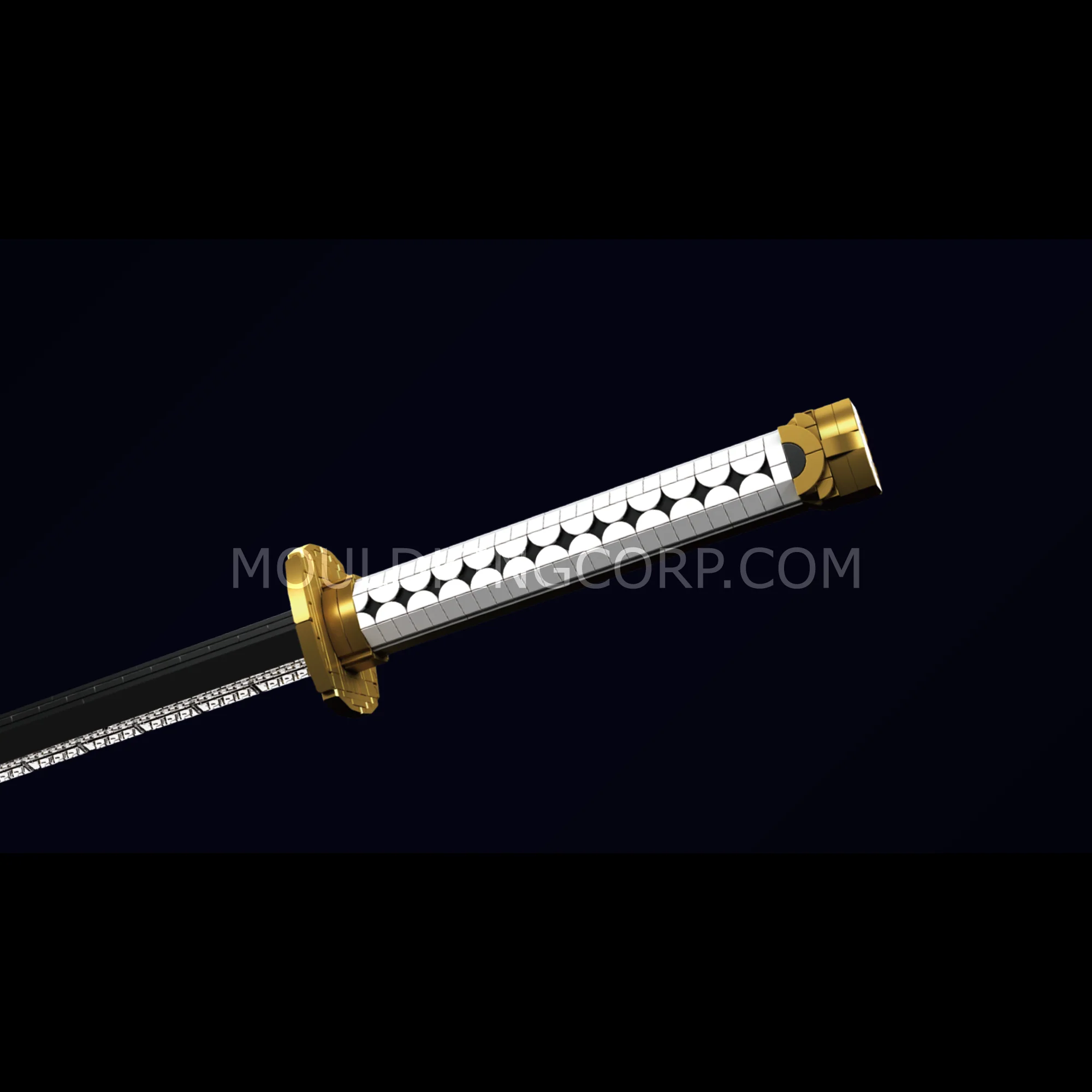 Mould King 10258 Samurai Katana White Blade Model Building Set | 1,674 Pcs - Image 5