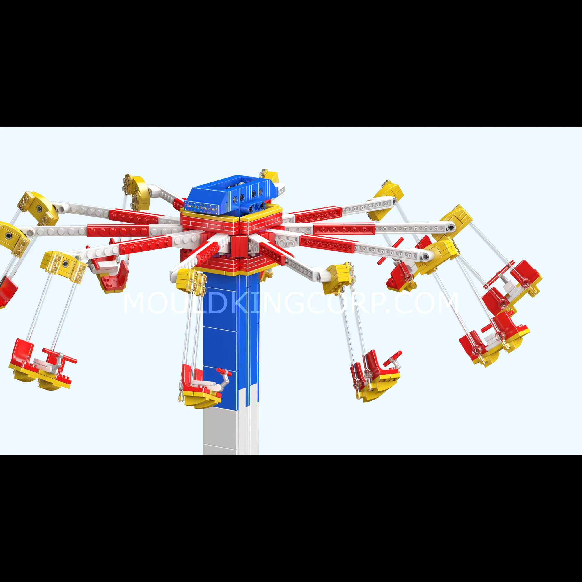 Mould King 11016 Electric Flying Chair Ride Building Set | 1,581 Pcs - Image 5
