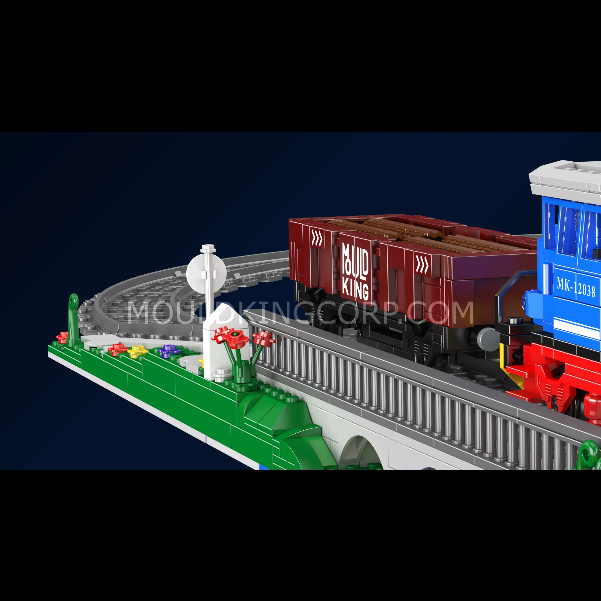 Mould King 12038 ESU KG2300 Diesel Locomotive Building Set | 1,117 Pcs - Image 3