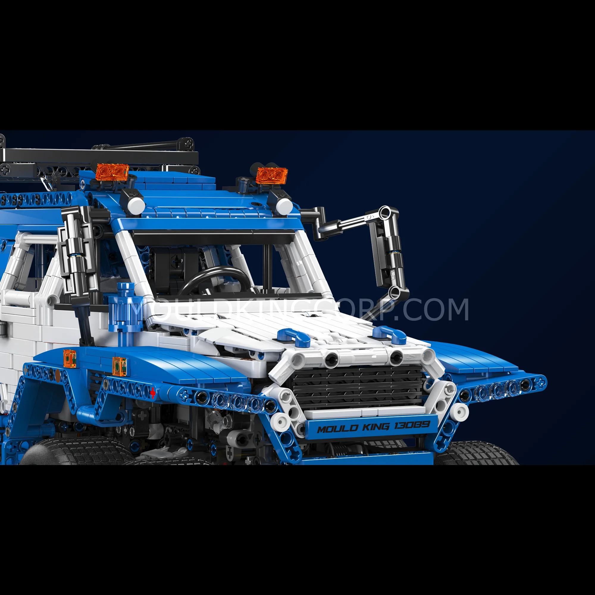 Mould King 13088S Avtoros Shama Remote Controlled 8WD Truck Building Set | 3,062 PCS - Image 11