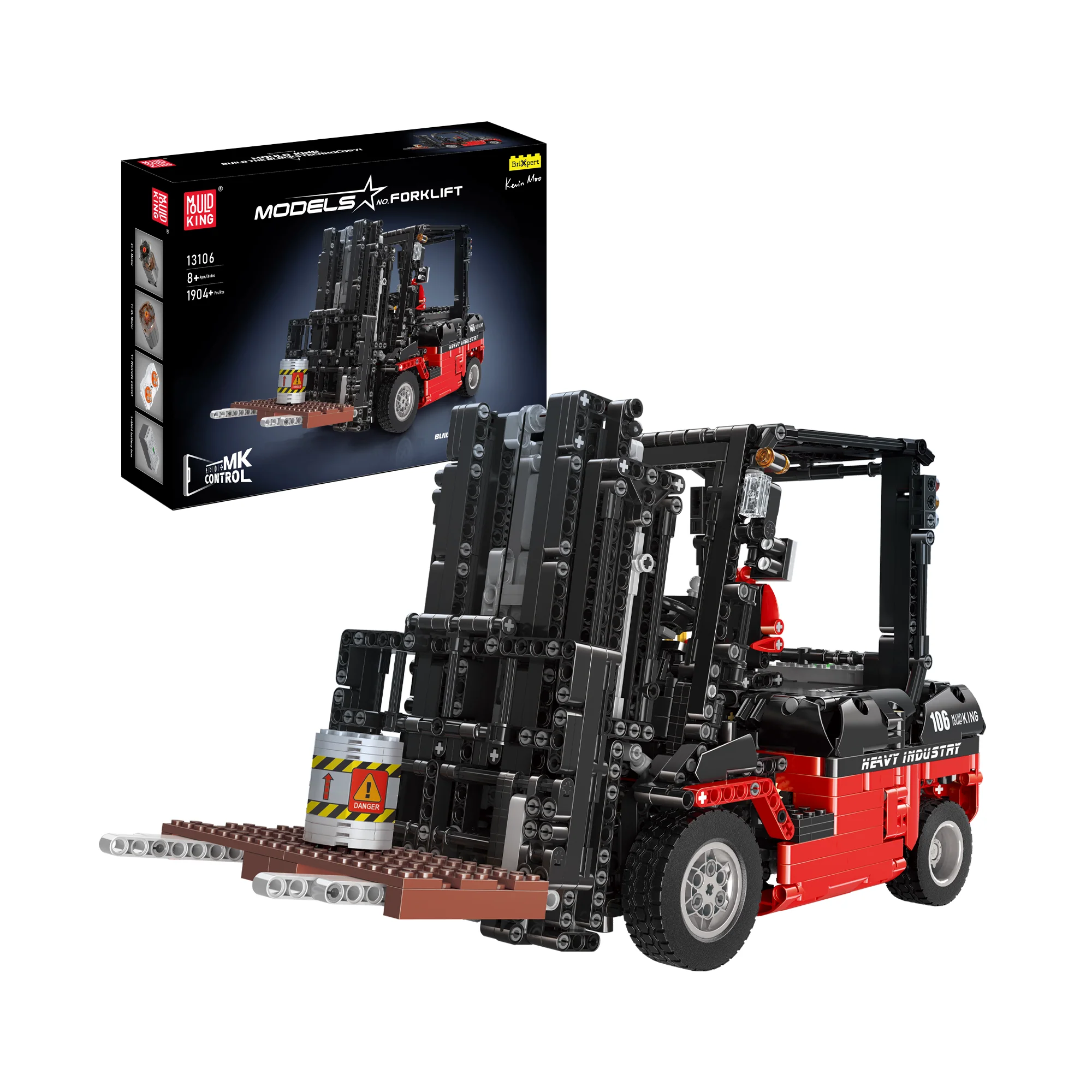 MOULD KING 13106S Remote Control Forklift Building Toy Set | 1,743 PCS